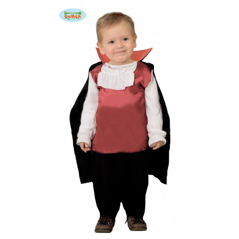 Costume Dracula Vampiro Demone Halloween Carnevale Bambino Conte
