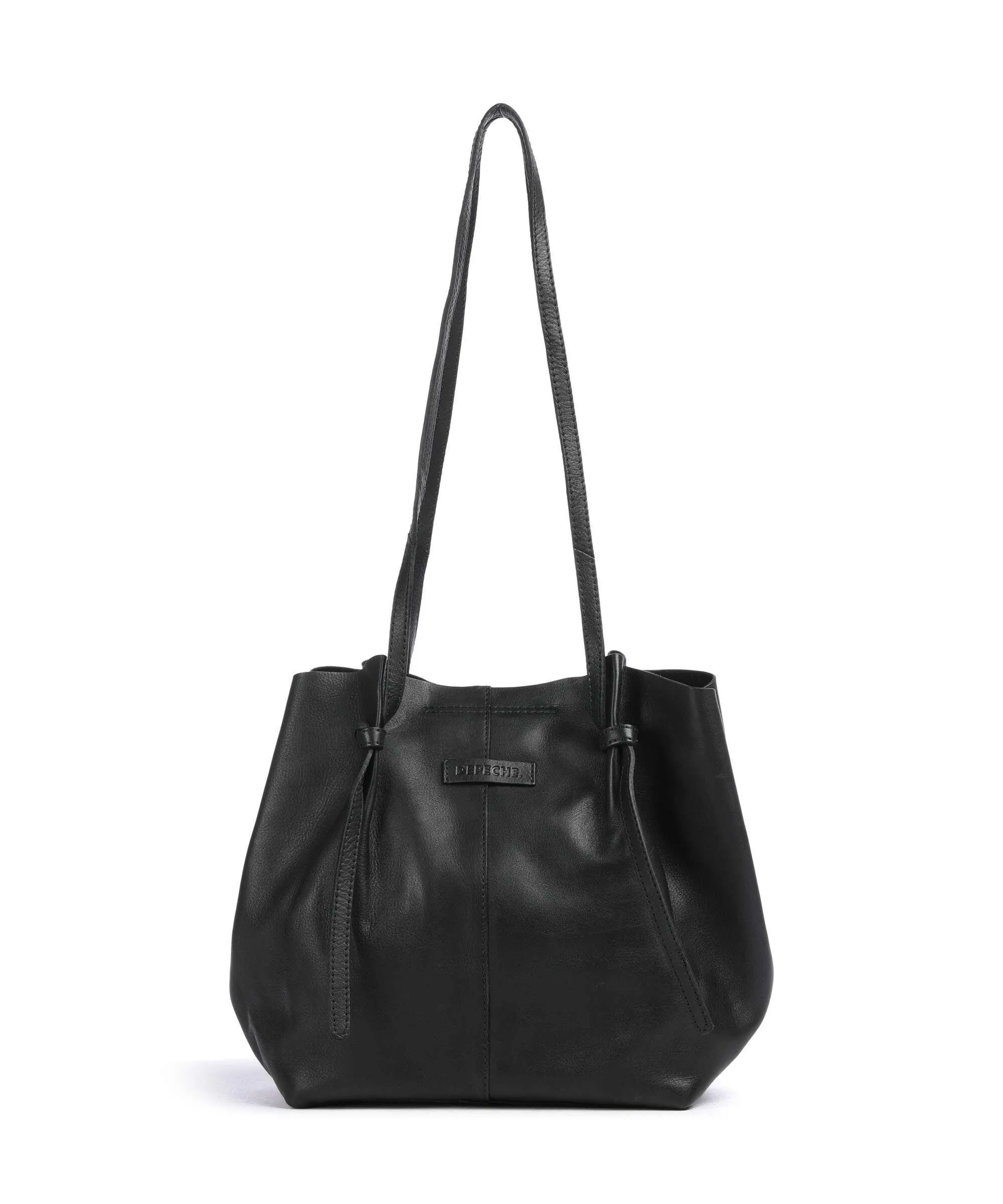  Depeche Nordic Simplicity Borsa a spalla pelle nero  