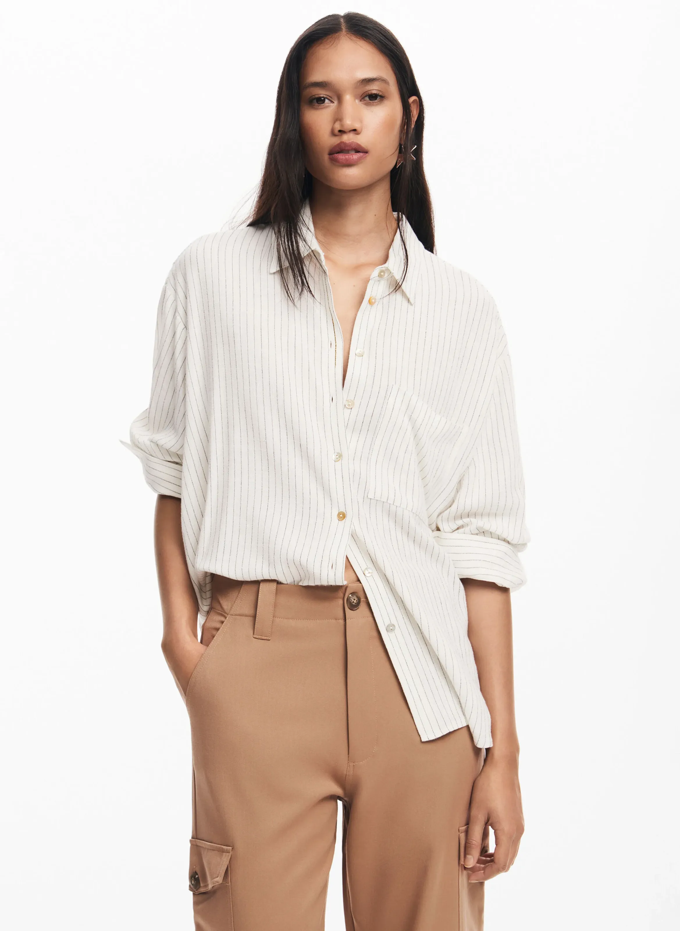  DESIGUAL   Camicia dritta a righe | Bianco