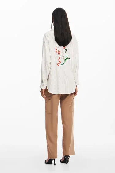  DESIGUAL   Camicia dritta a righe | Bianco