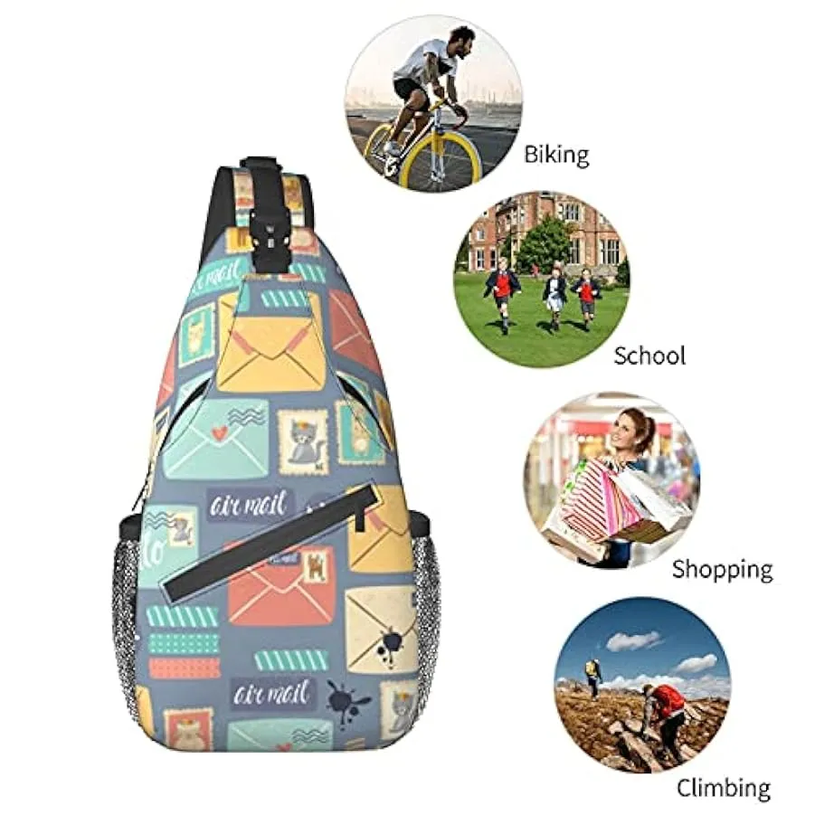DJNGN Borsa a tracolla per cancelleria postale, borsa a tracolla, zaino da trekking all’aperto per il fine settimana, adatto per
