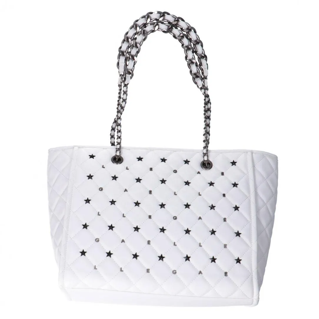 Ecopelle con borchie gbda3184ab Bianche