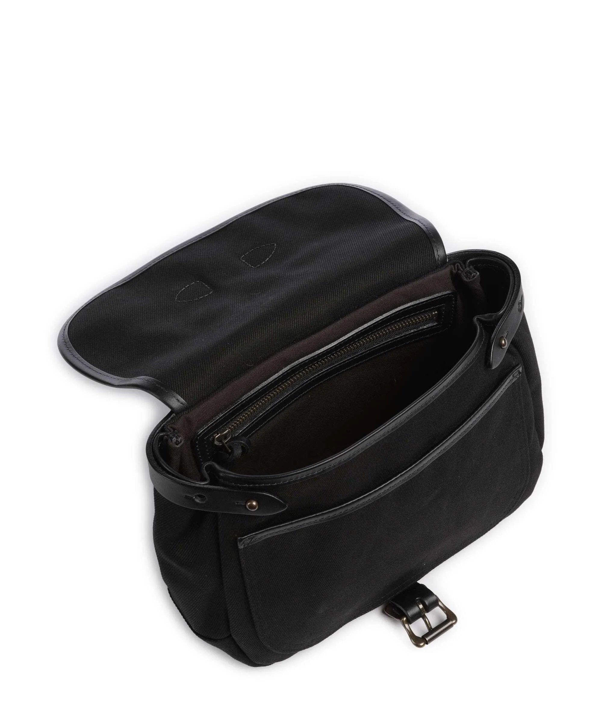  Filson Rugged Twill Borsa a tracolla cotone nero  