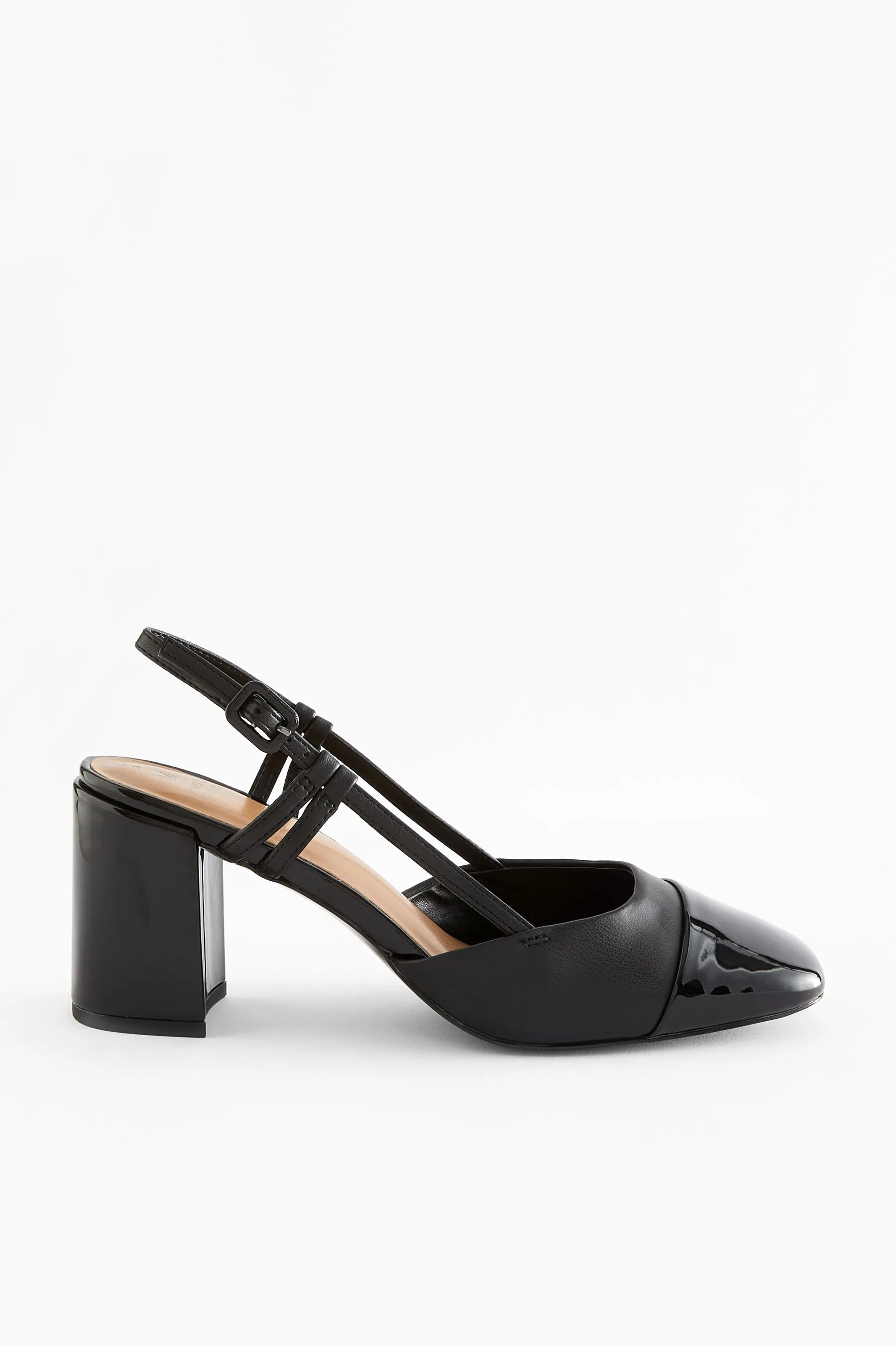 Forever Comfort® - scarpe da ginnastica con tacco largo e cinturino sul retro - Scarpe