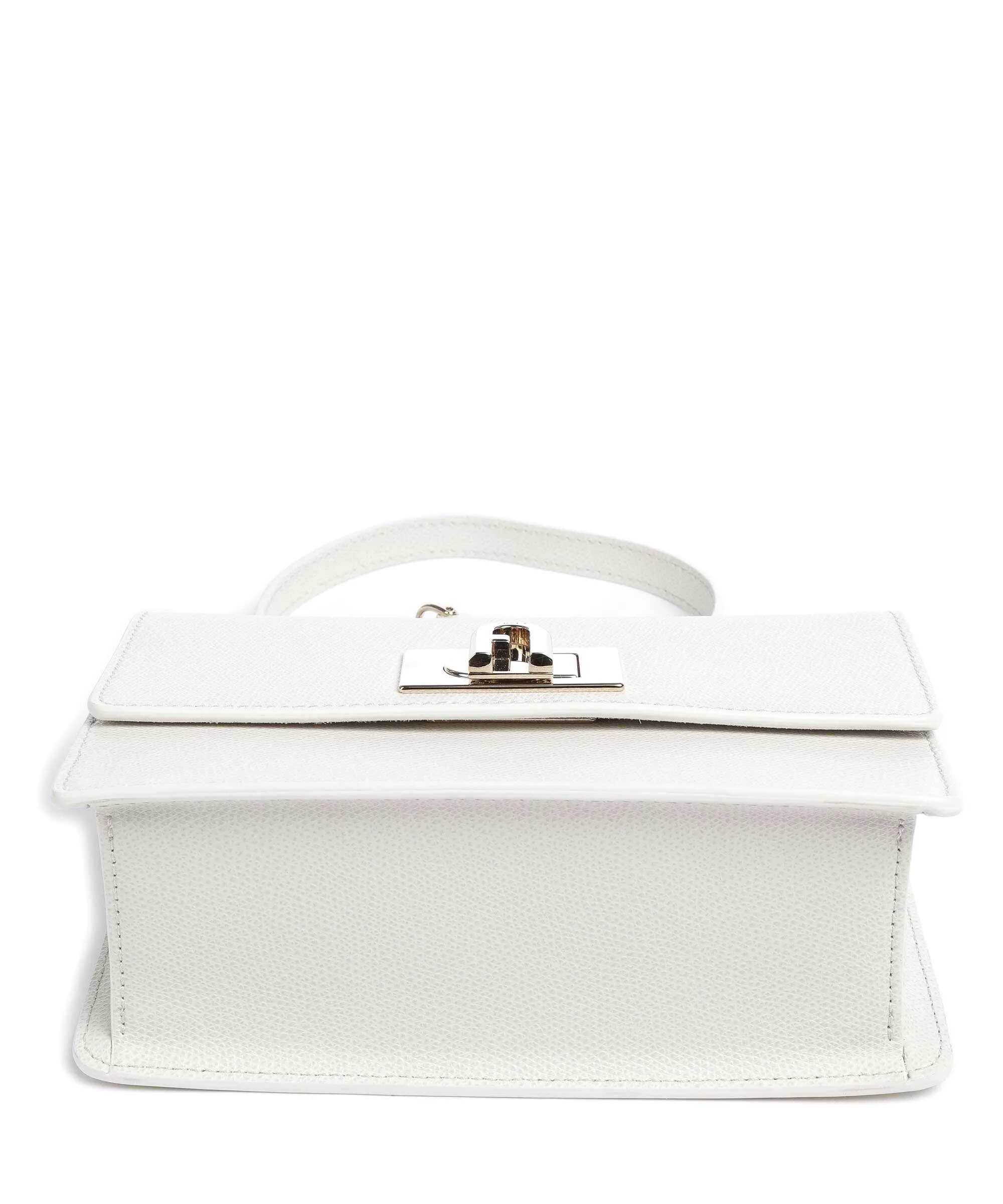  Furla 1927 Mini Borsa a spalla pelle di vacchetta grana avorio  