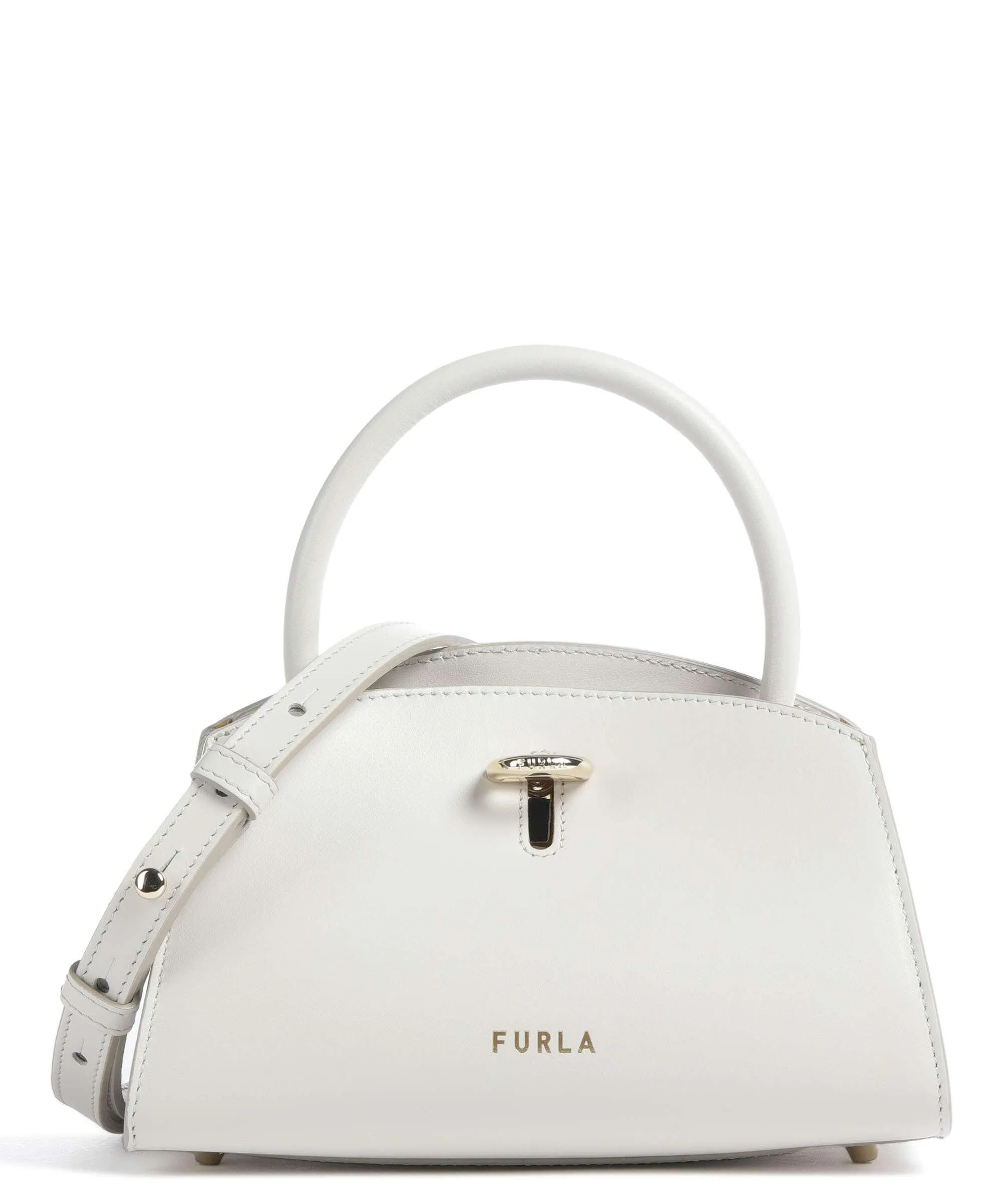  Furla Genesi Mini Borsa a mano pelle avorio  