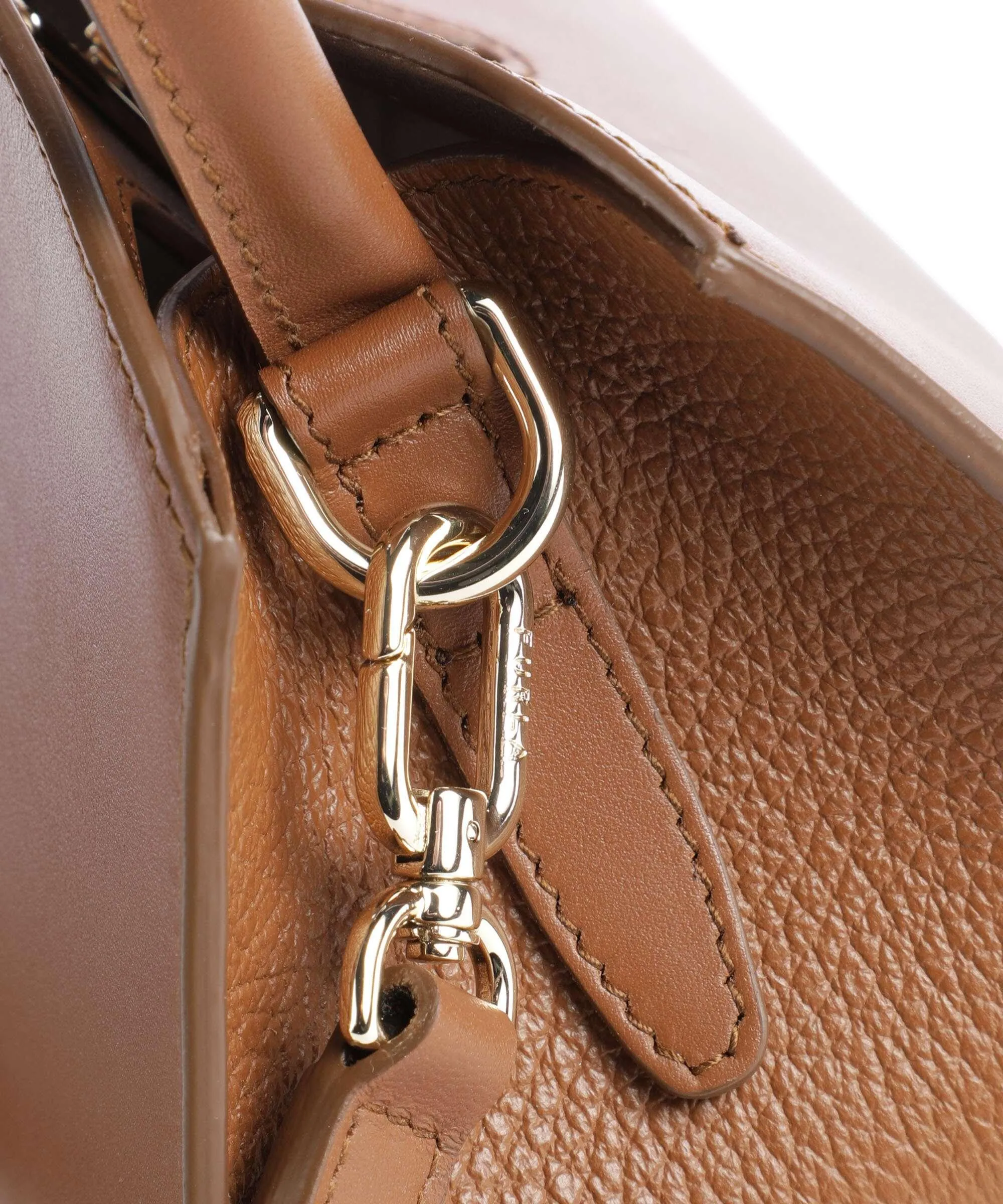  Furla Genesi Mini Borsa a mano pelle cognac  