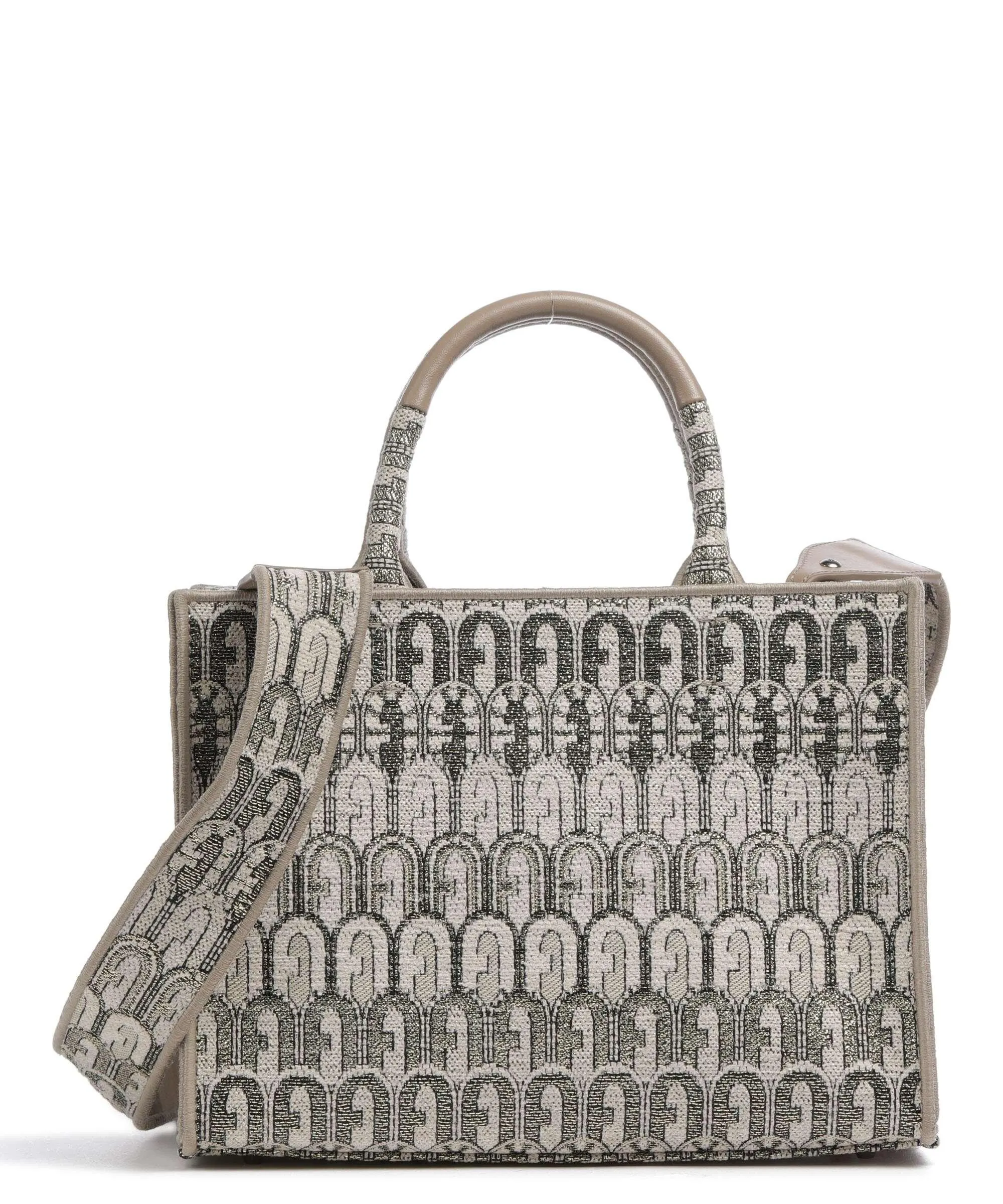  Furla Opportunity S Borsa a mano tissu beige  