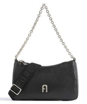  Furla Primula Mini Borsa a spalla pelle granulata nero  