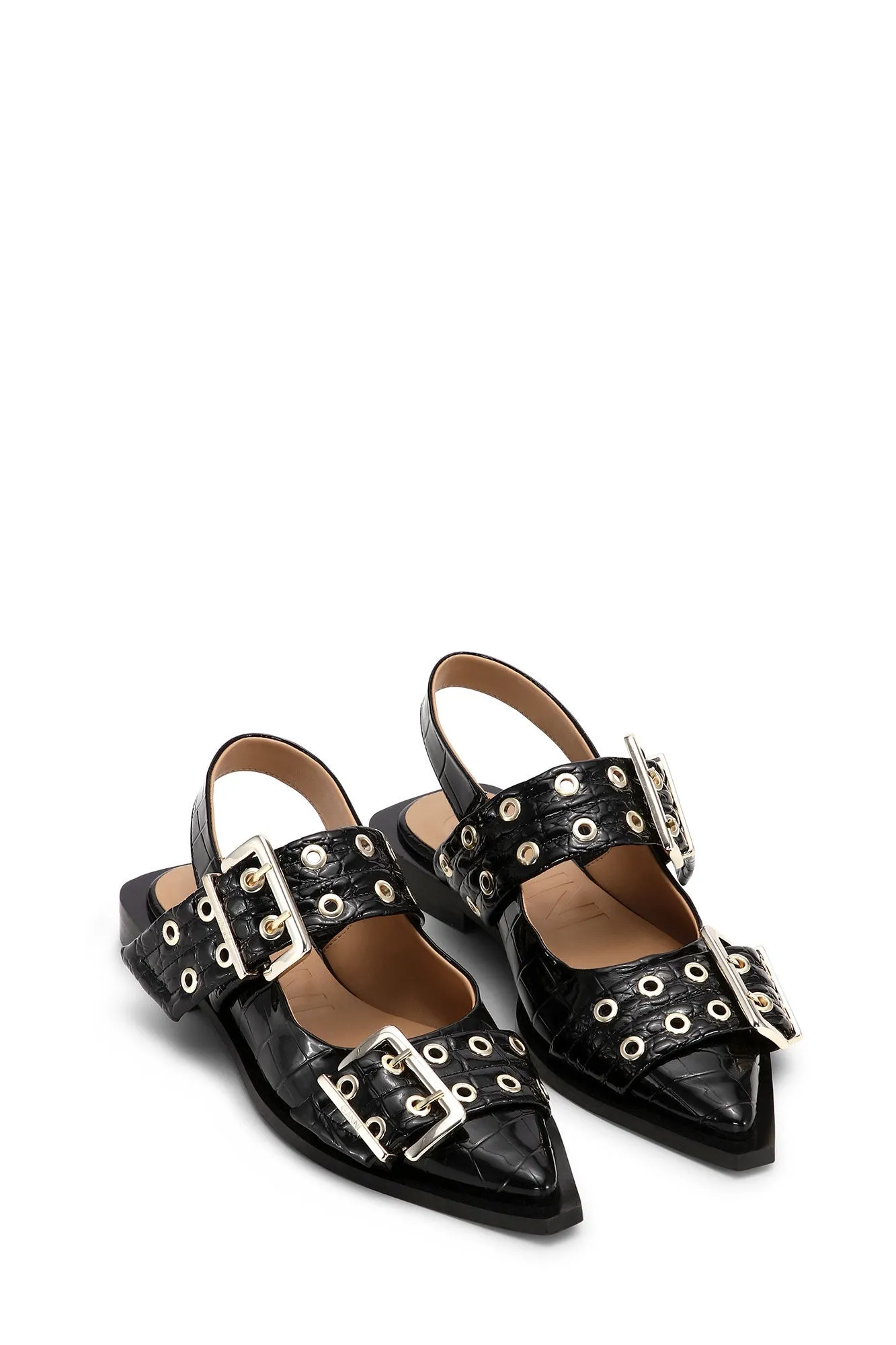 GANNI BALLERINE FEMININE BUCKLE