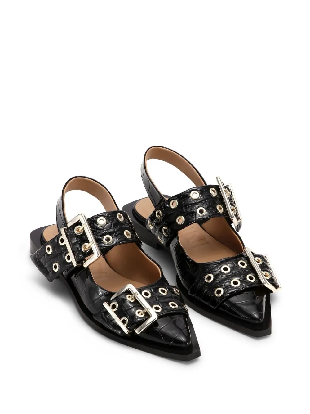 GANNI BALLERINE FEMININE BUCKLE