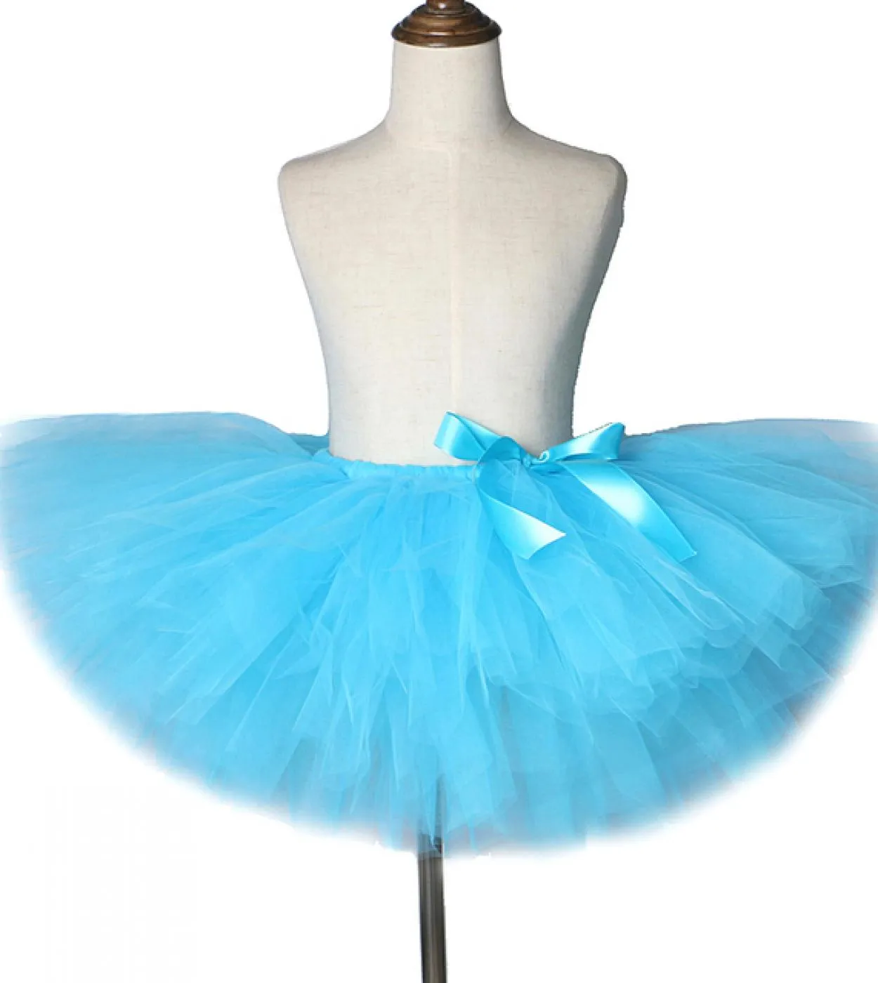 Gonna tutu blu cielo per neonate Gonne in tulle per bambini Costume Todder Girl Fluffy Tutu di balletto per servizio fotografico