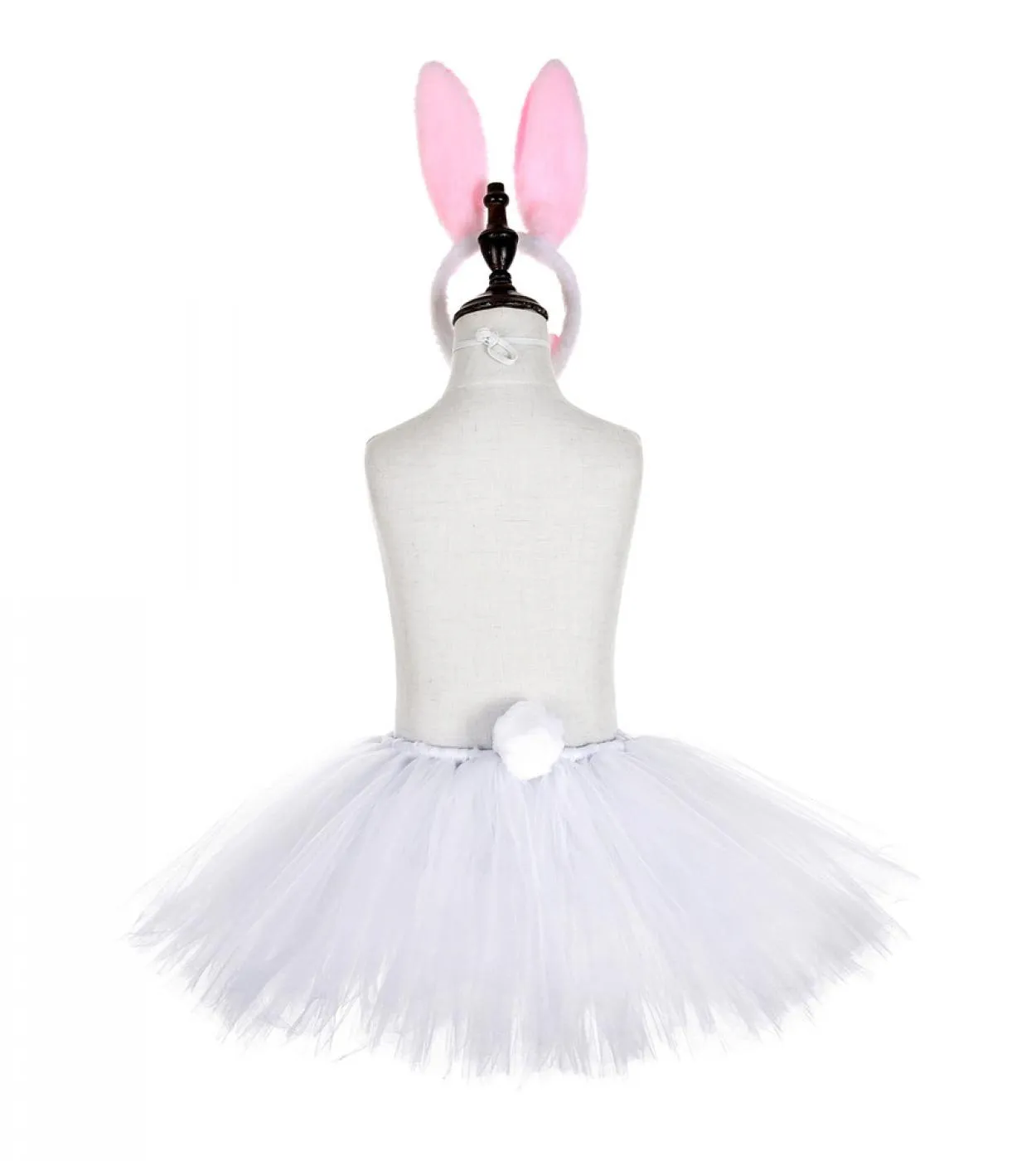 Gonna Tutu Coniglio Bianco Per Neonate Gonne In Tulle Coniglietto Pasquale Set Per Bambini Festa Di Compleanno Costume Da Festa