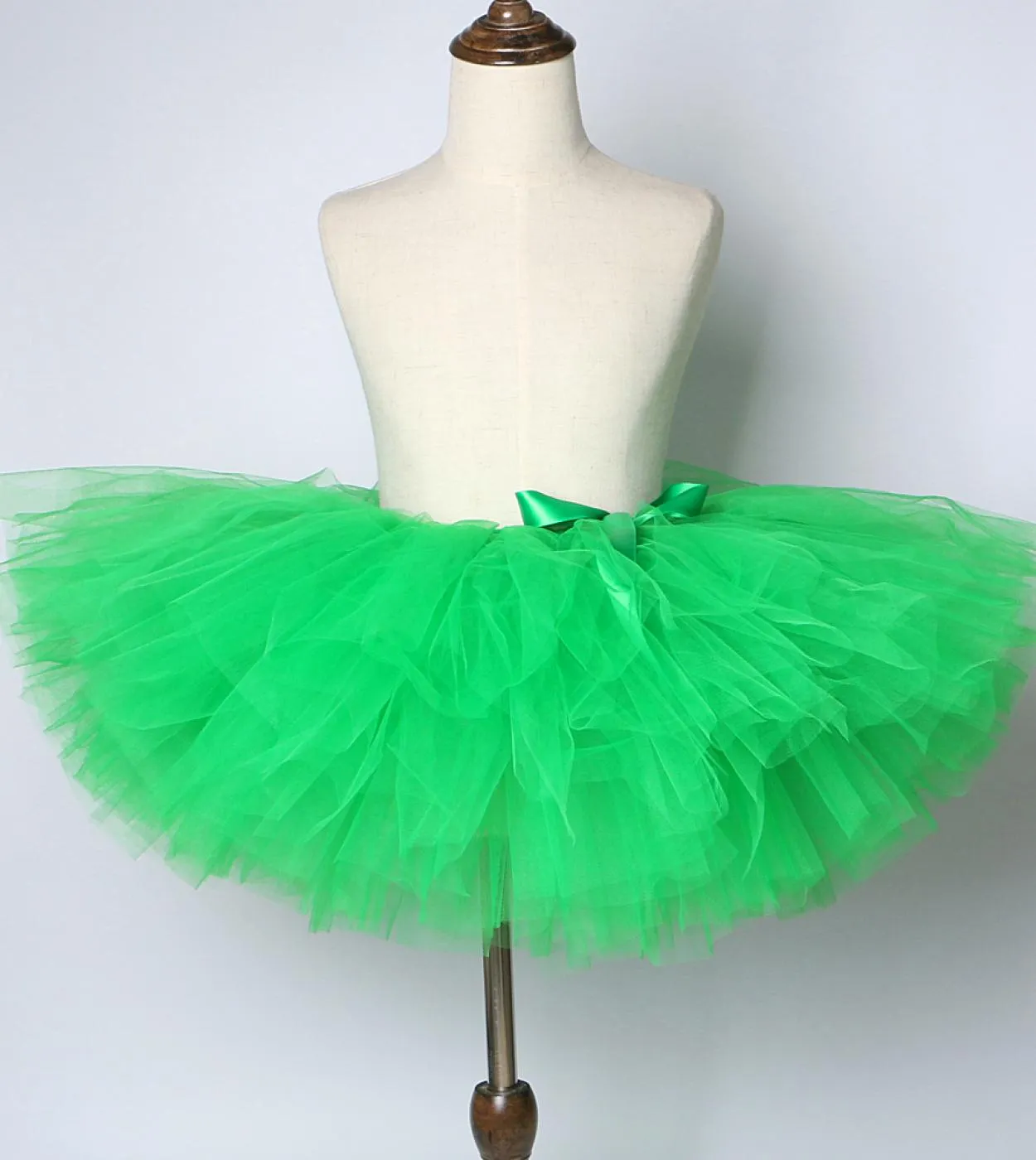 Gonna tutù verde natalizia per neonate Abito da ballo tutù soffice per servizio fotografico di compleanno Bambina per bambini Ha