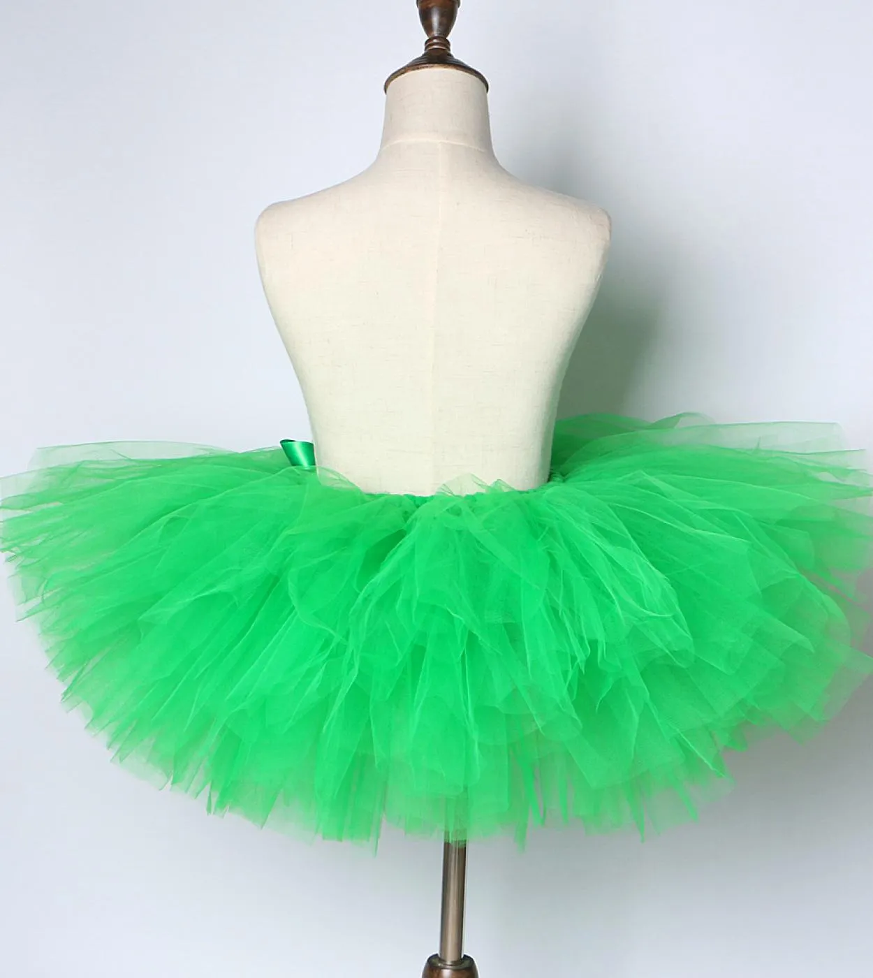 Gonna tutù verde natalizia per neonate Abito da ballo tutù soffice per servizio fotografico di compleanno Bambina per bambini Ha
