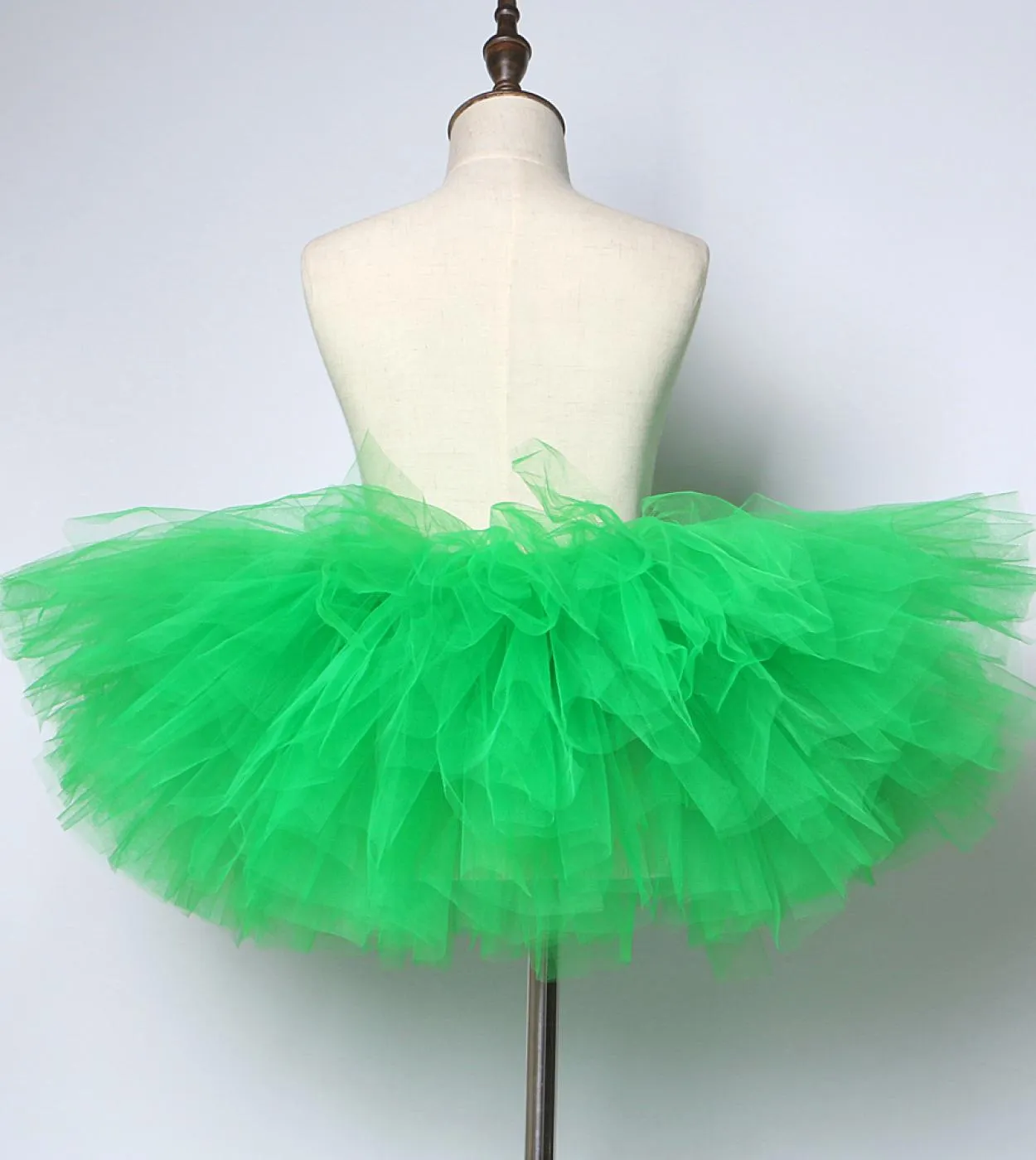 Gonna tutù verde natalizia per neonate Abito da ballo tutù soffice per servizio fotografico di compleanno Bambina per bambini Ha