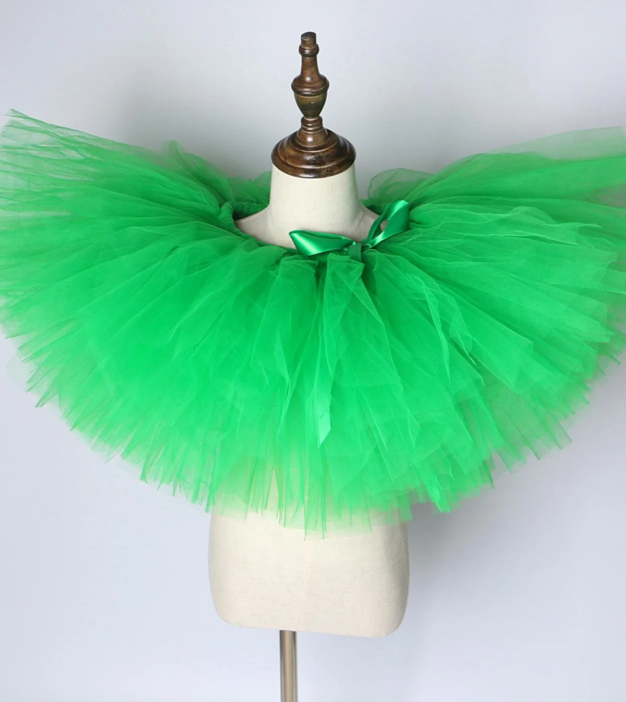 Gonna tutù verde natalizia per neonate Abito da ballo tutù soffice per servizio fotografico di compleanno Bambina per bambini Ha