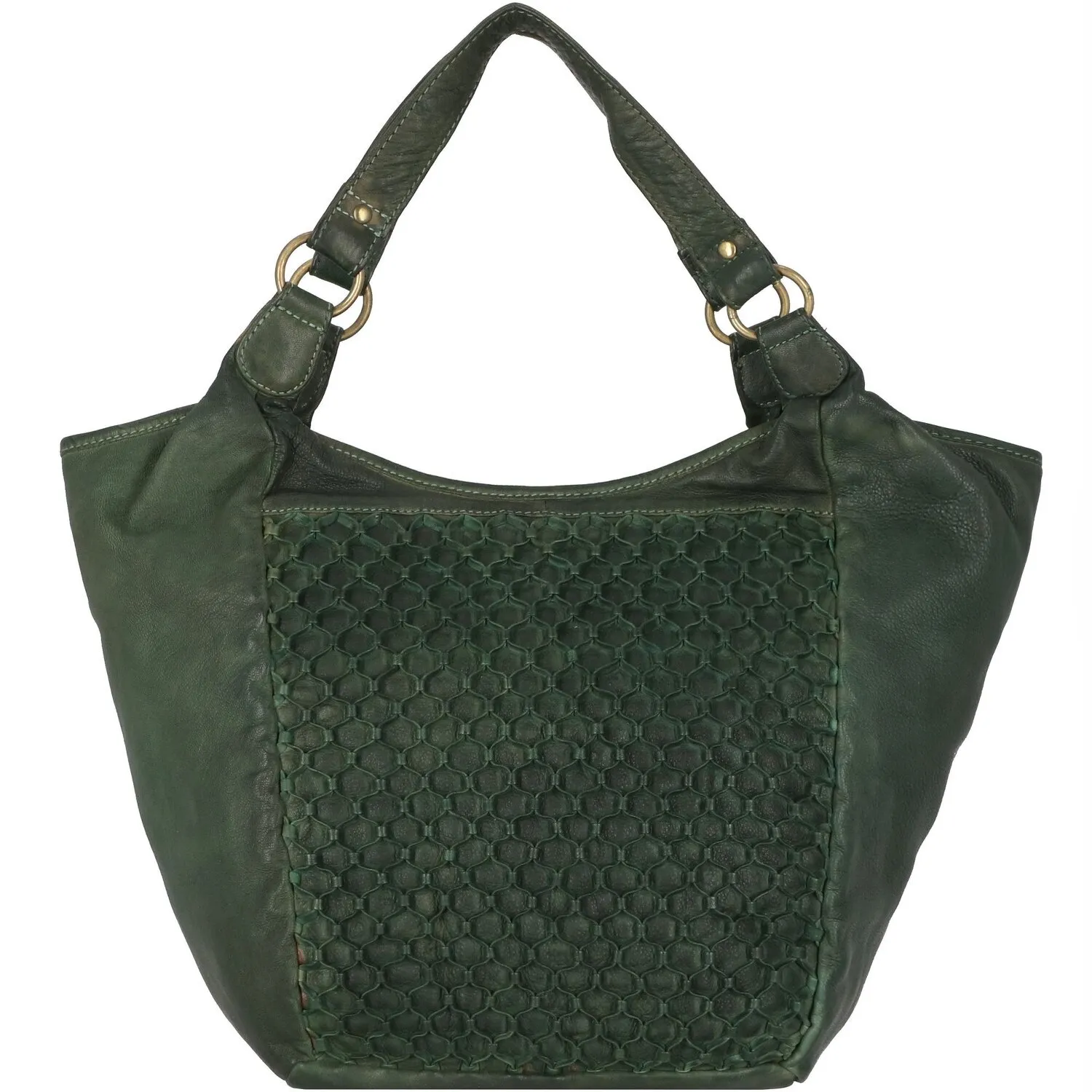 Greenland Nature Femi & Nine Borsa a tracolla in pelle 38 cm