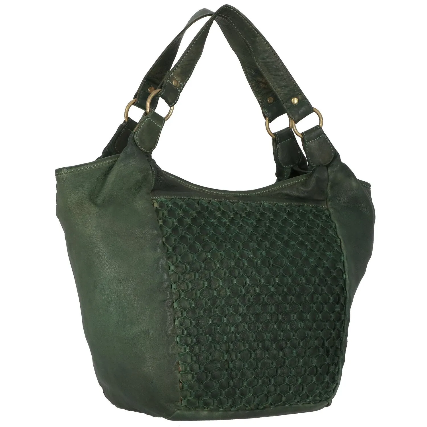 Greenland Nature Femi & Nine Borsa a tracolla in pelle 38 cm