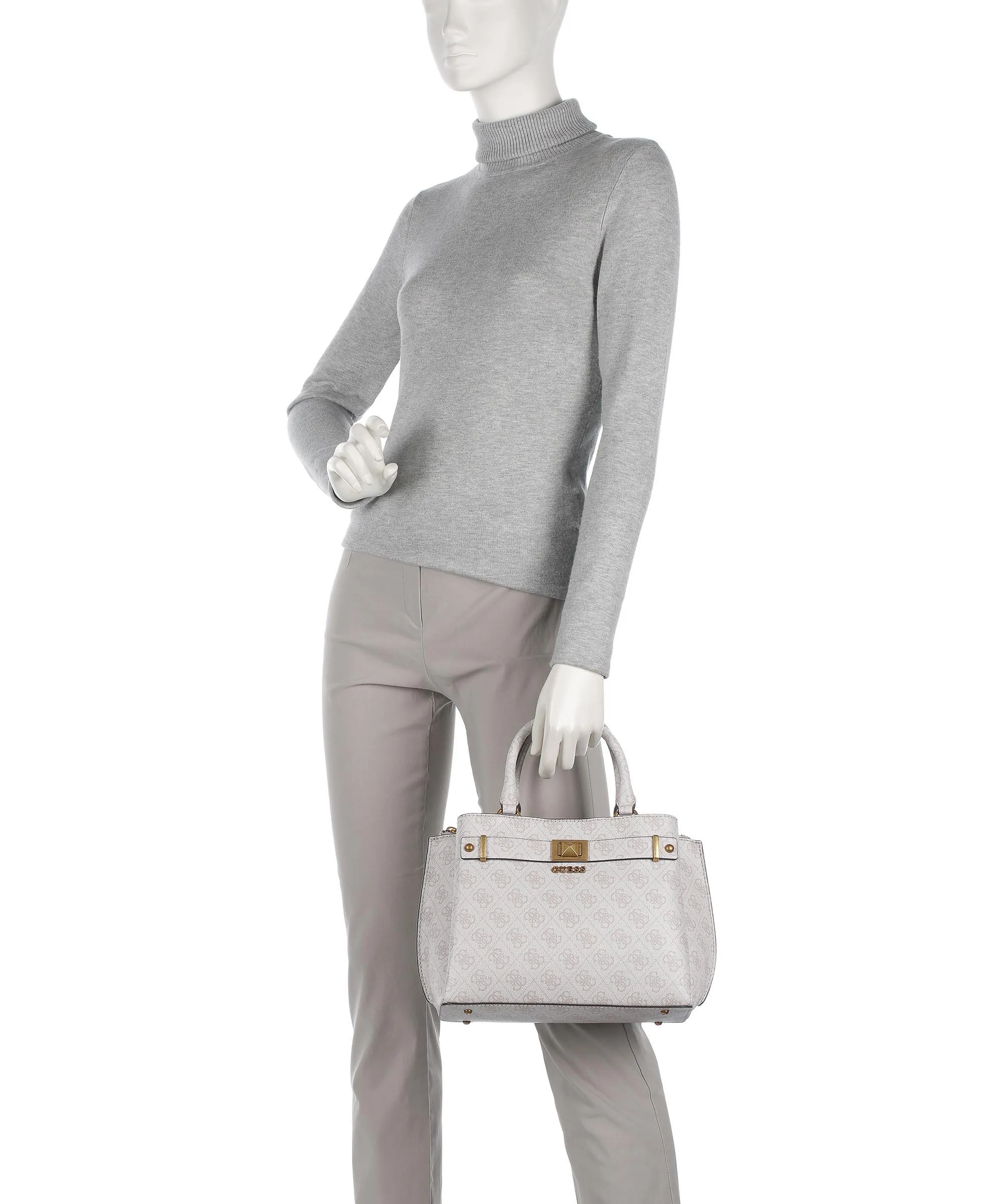  Guess Aieta Borsa a mano pelle sintetica bianco  