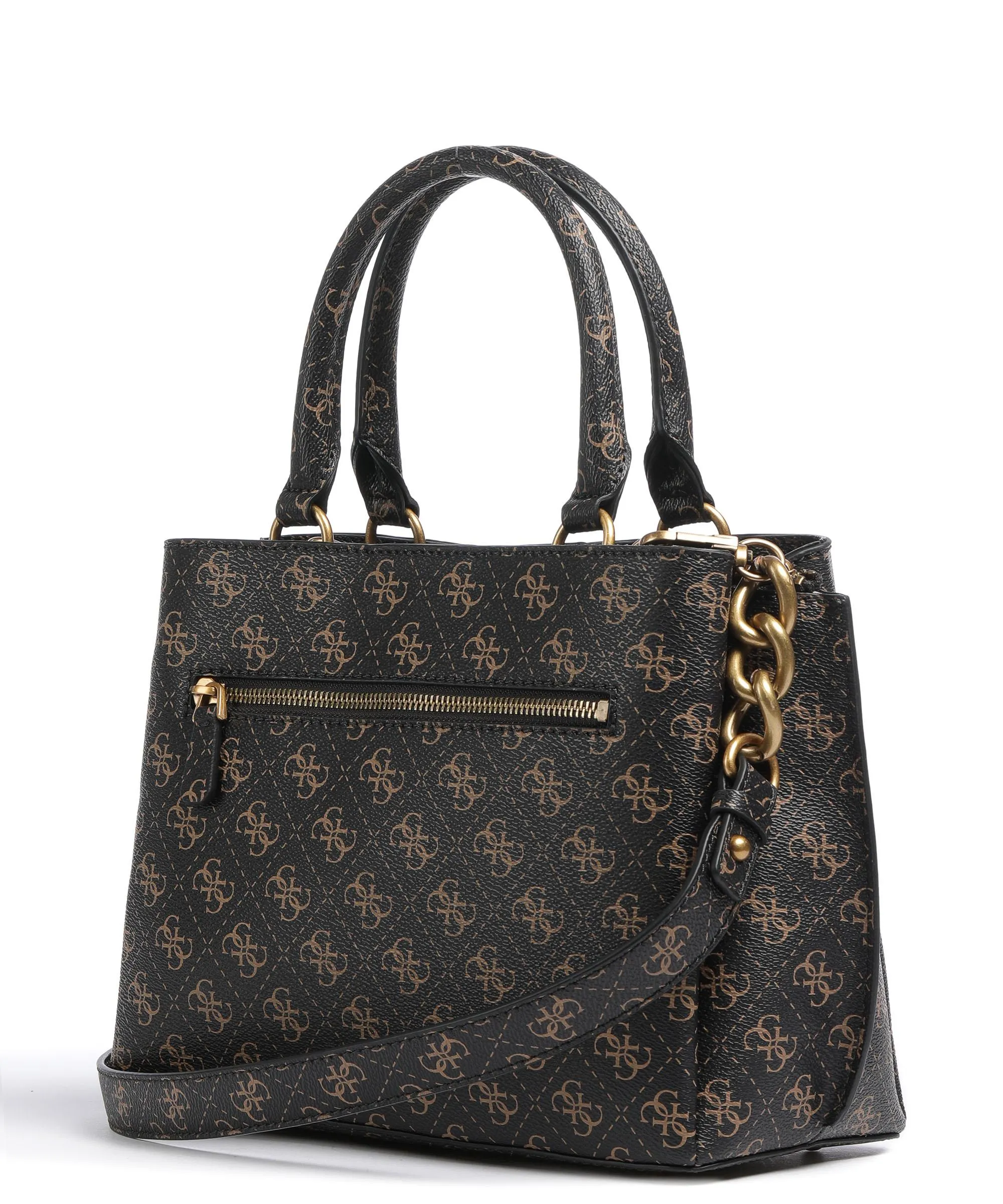  Guess Aieta Borsa a mano pelle sintetica marrone scuro  