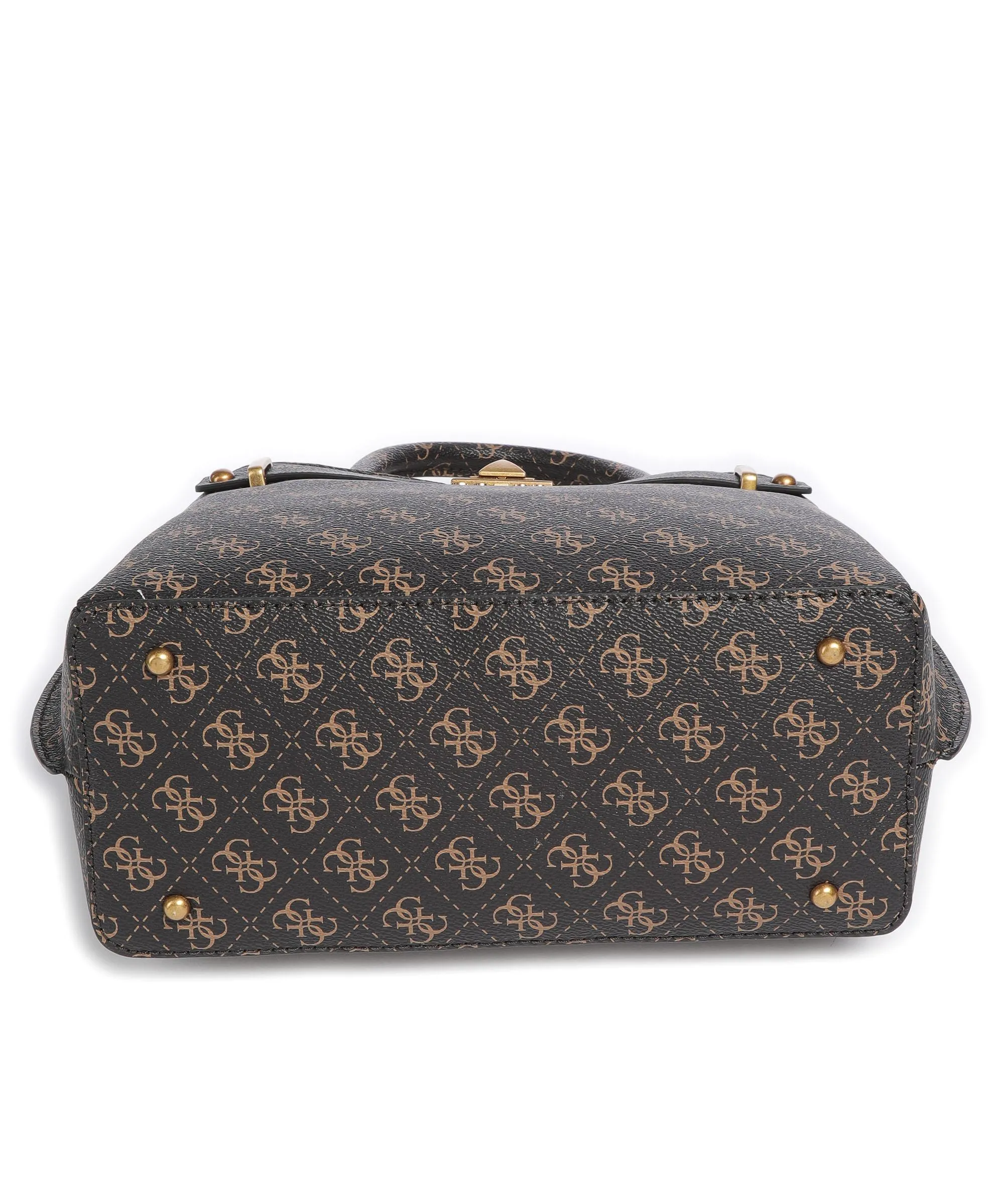  Guess Aieta Borsa a mano pelle sintetica marrone scuro  