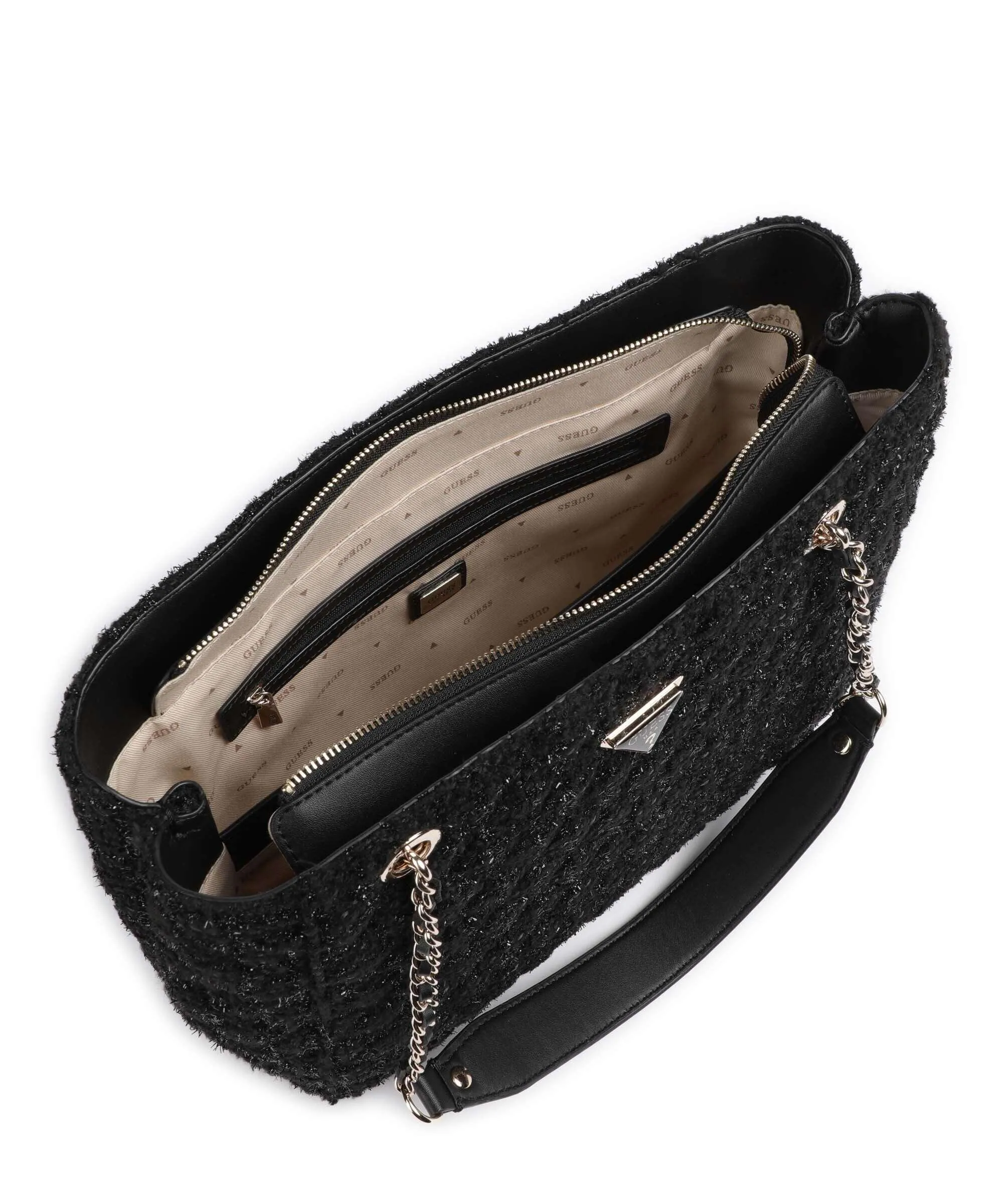  Guess Giully Borsa shopper poliestere nero  