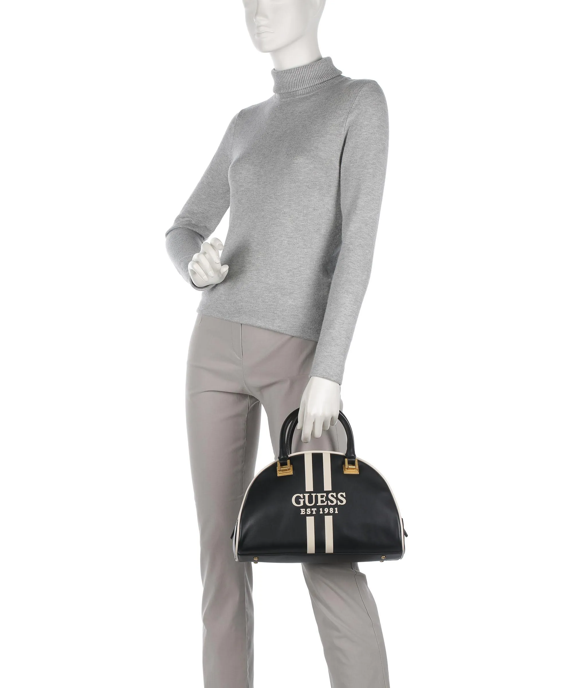  Guess Mildred Borsa a mano pelle sintetica nero  