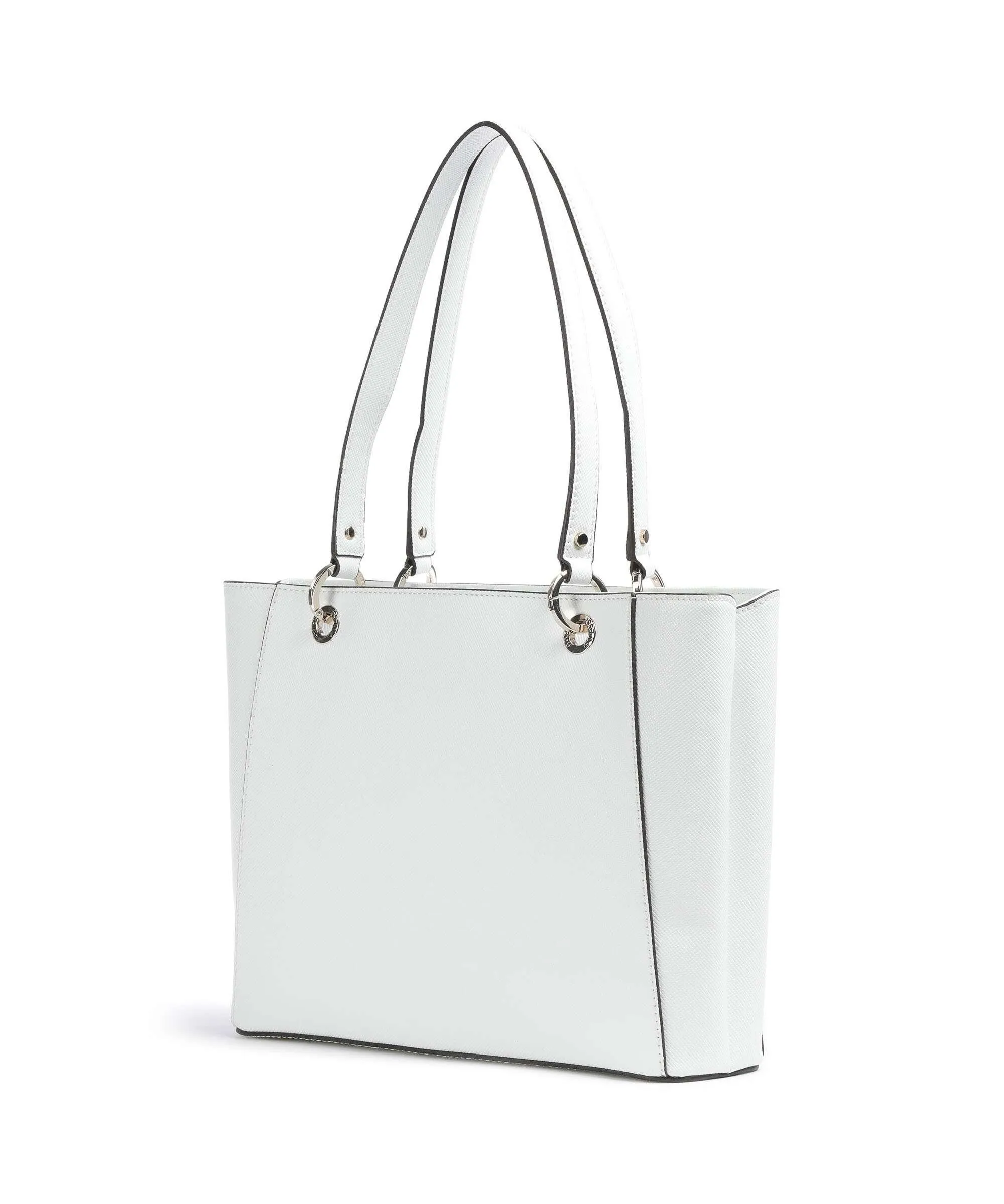  Guess Noelle Borsa shopper pelle sintetica bianco  
