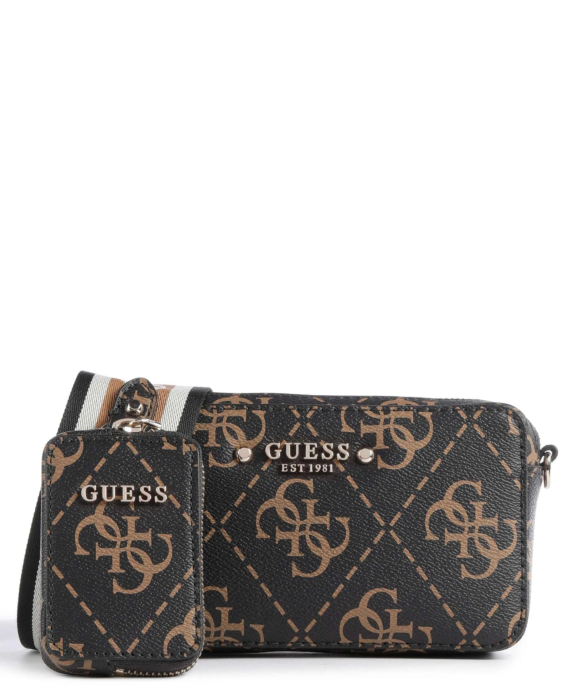  Guess Rea Borsa a tracolla pelle sintetica marrone scuro  