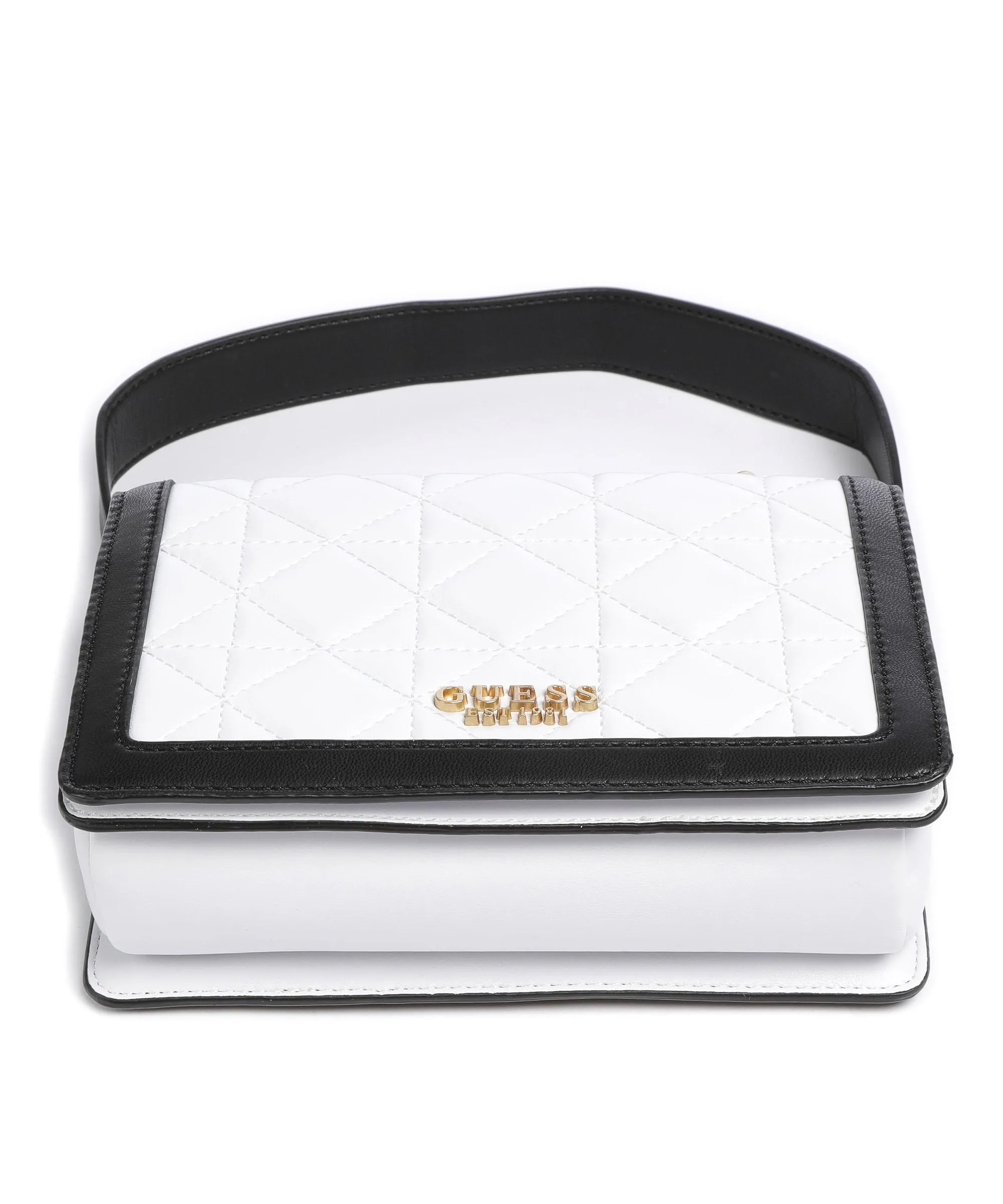  Guess Wilder Borsa a spalla pelle sintetica bianco  
