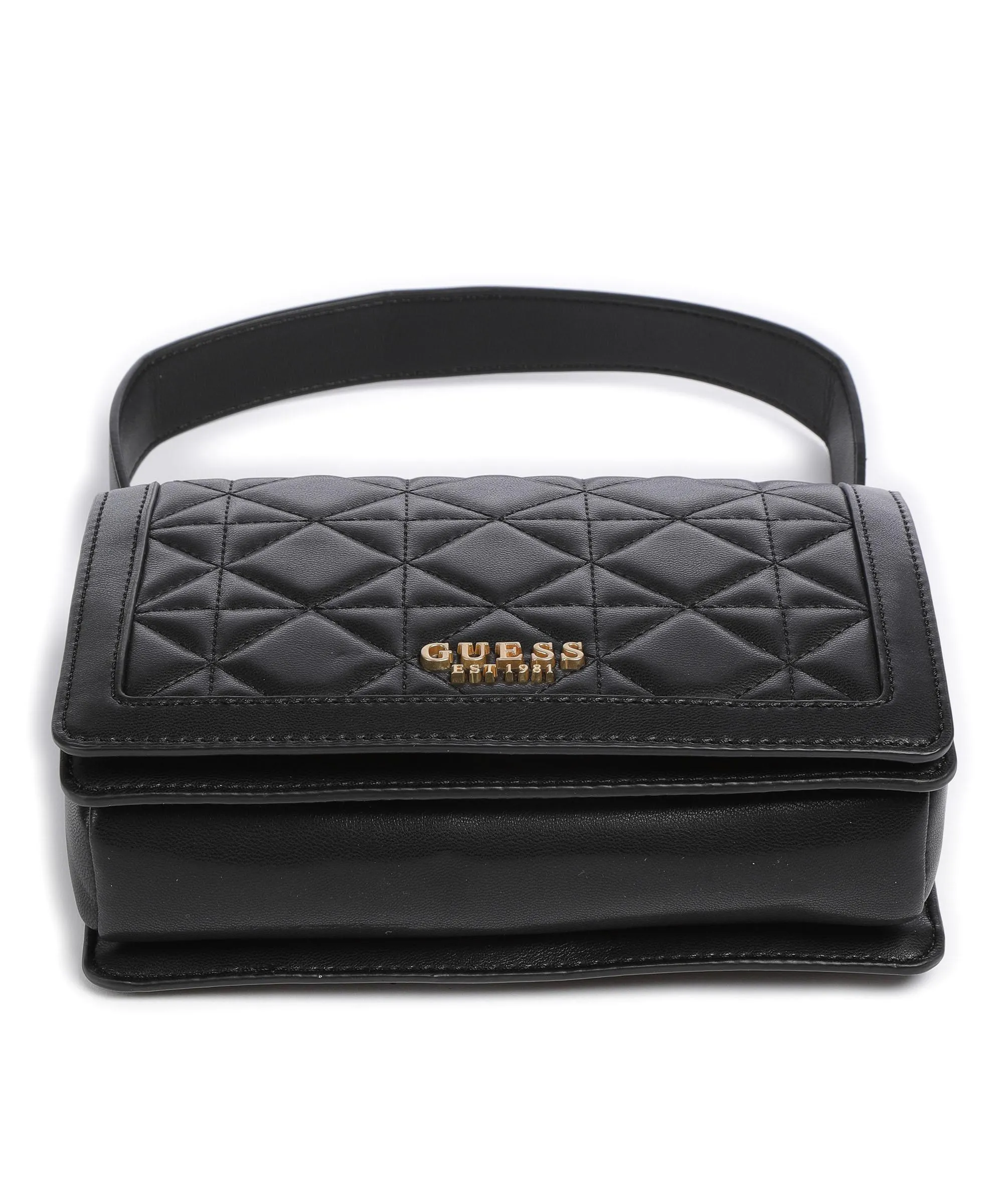  Guess Wilder Borsa a spalla pelle sintetica nero  