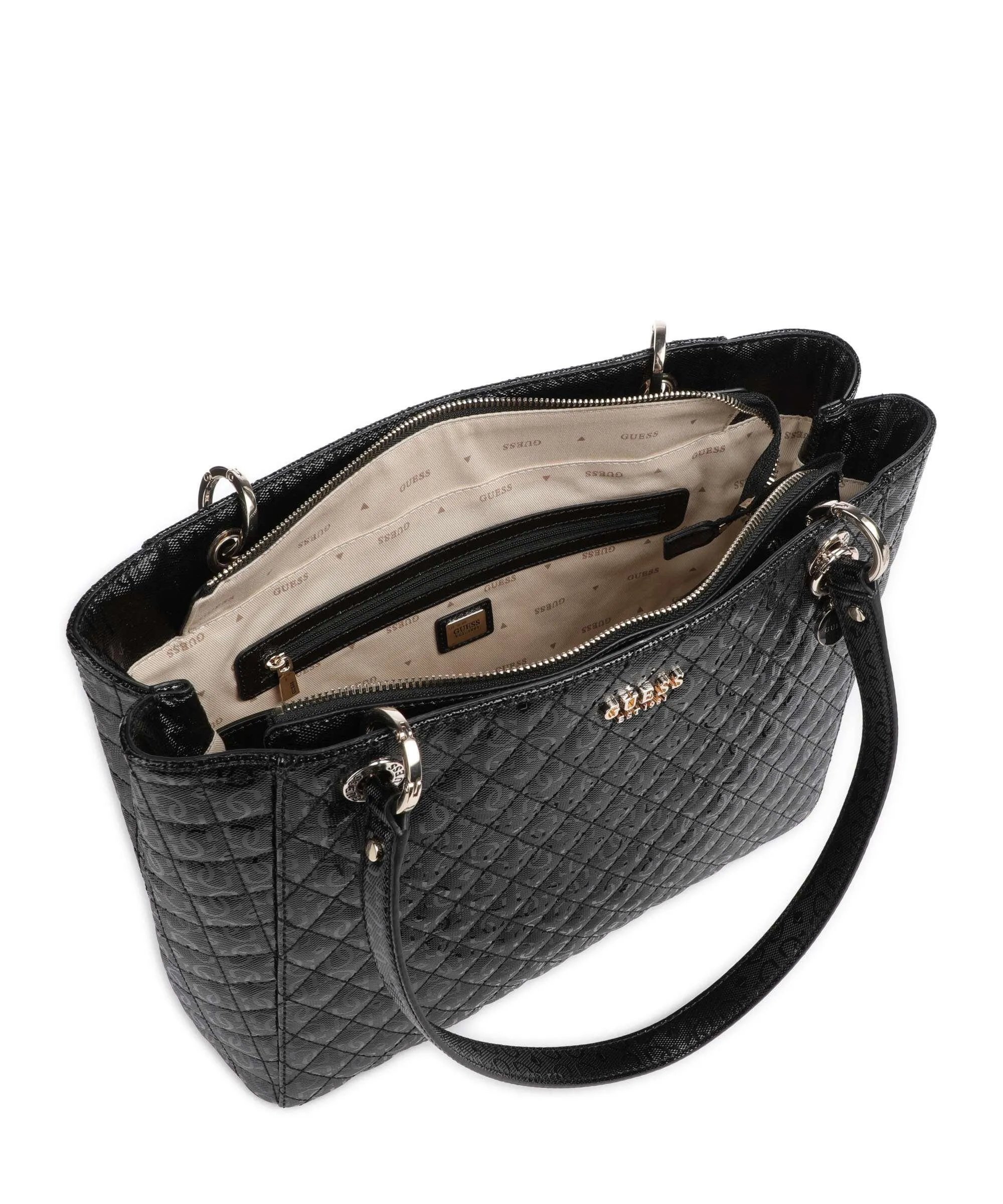  Guess Yarmilla Borsa shopper pelle sintetica nero  