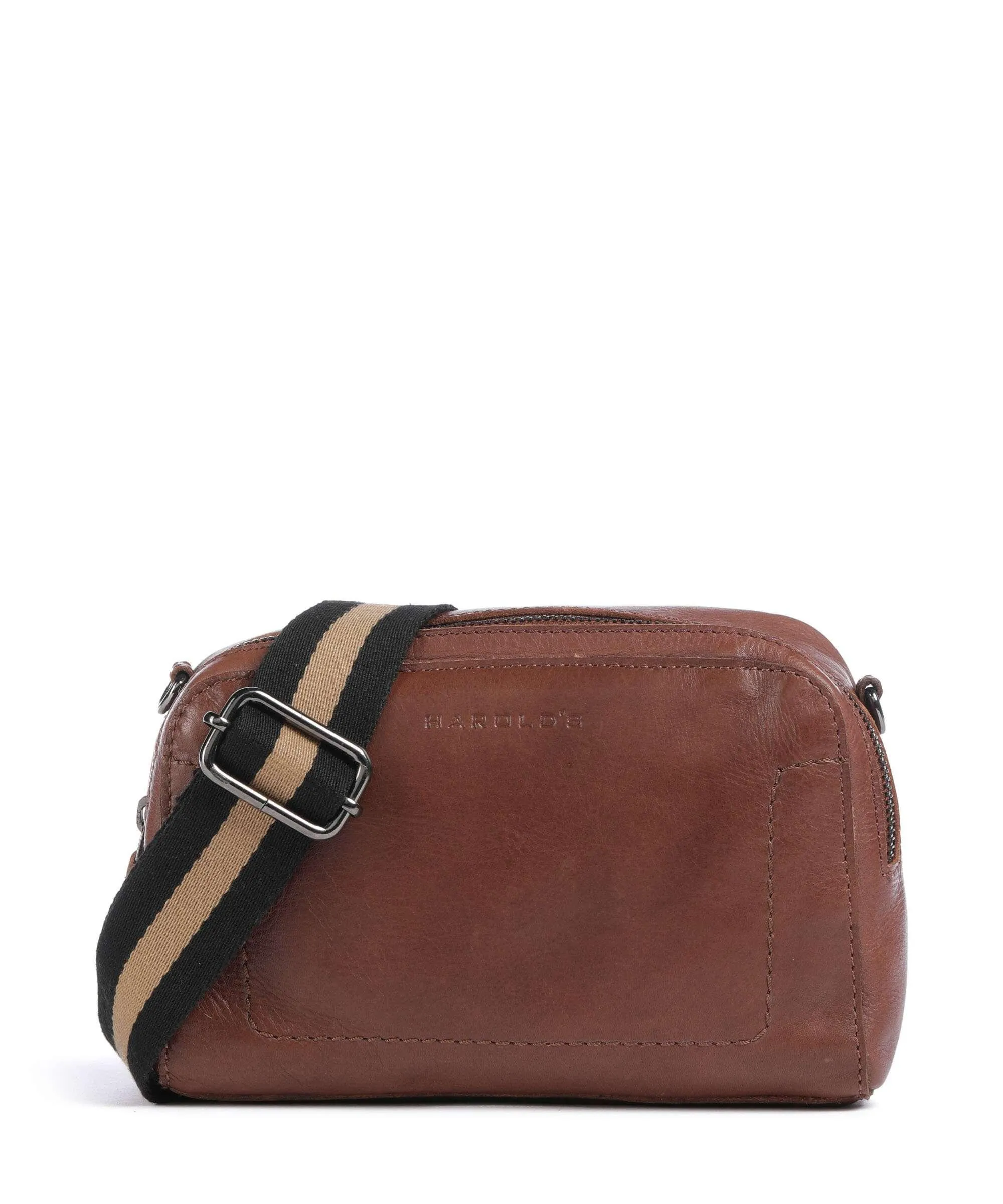  Harold's Caugio Borsa a tracolla morbida pelle bovina cognac  