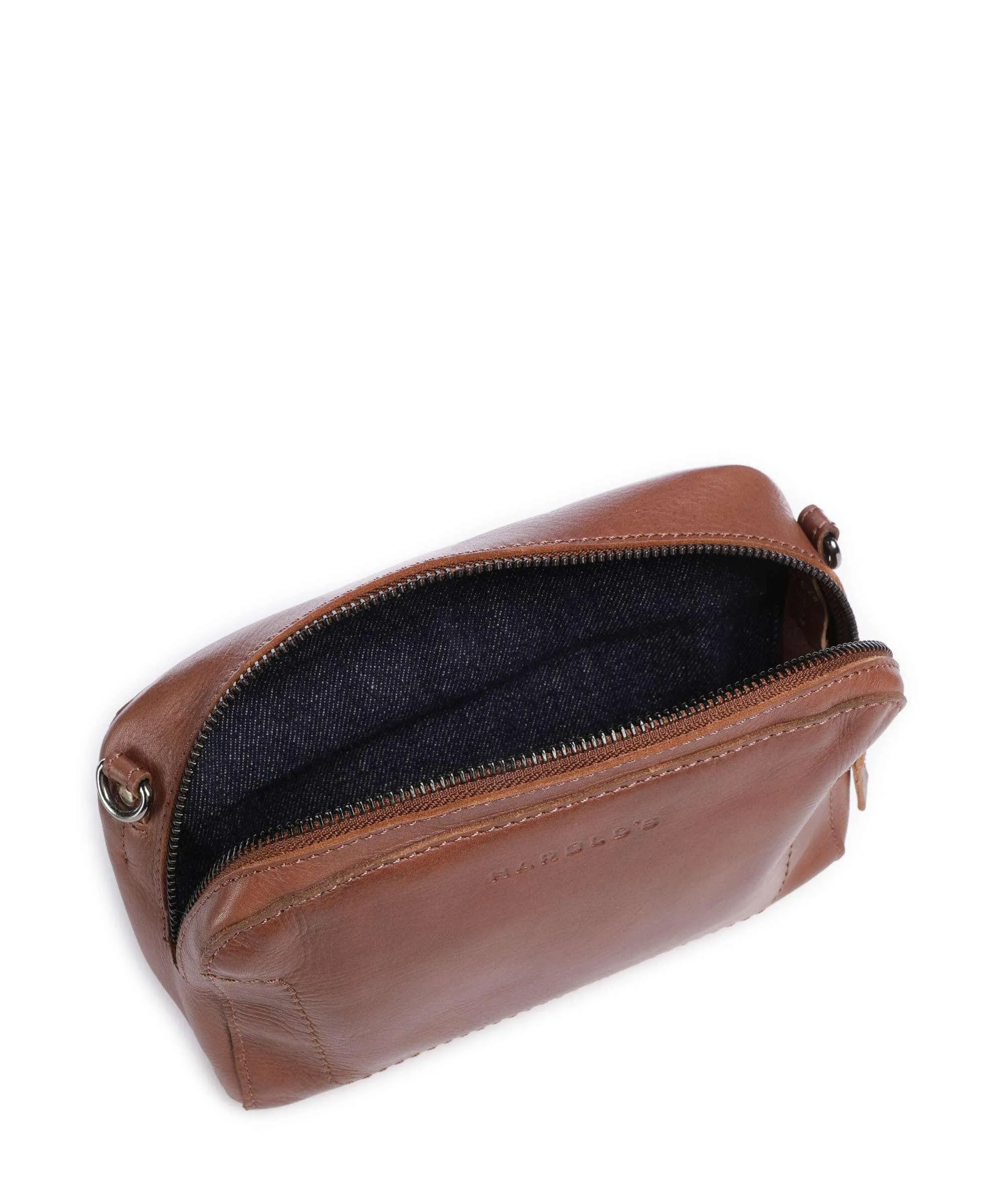  Harold's Caugio Borsa a tracolla morbida pelle bovina cognac  