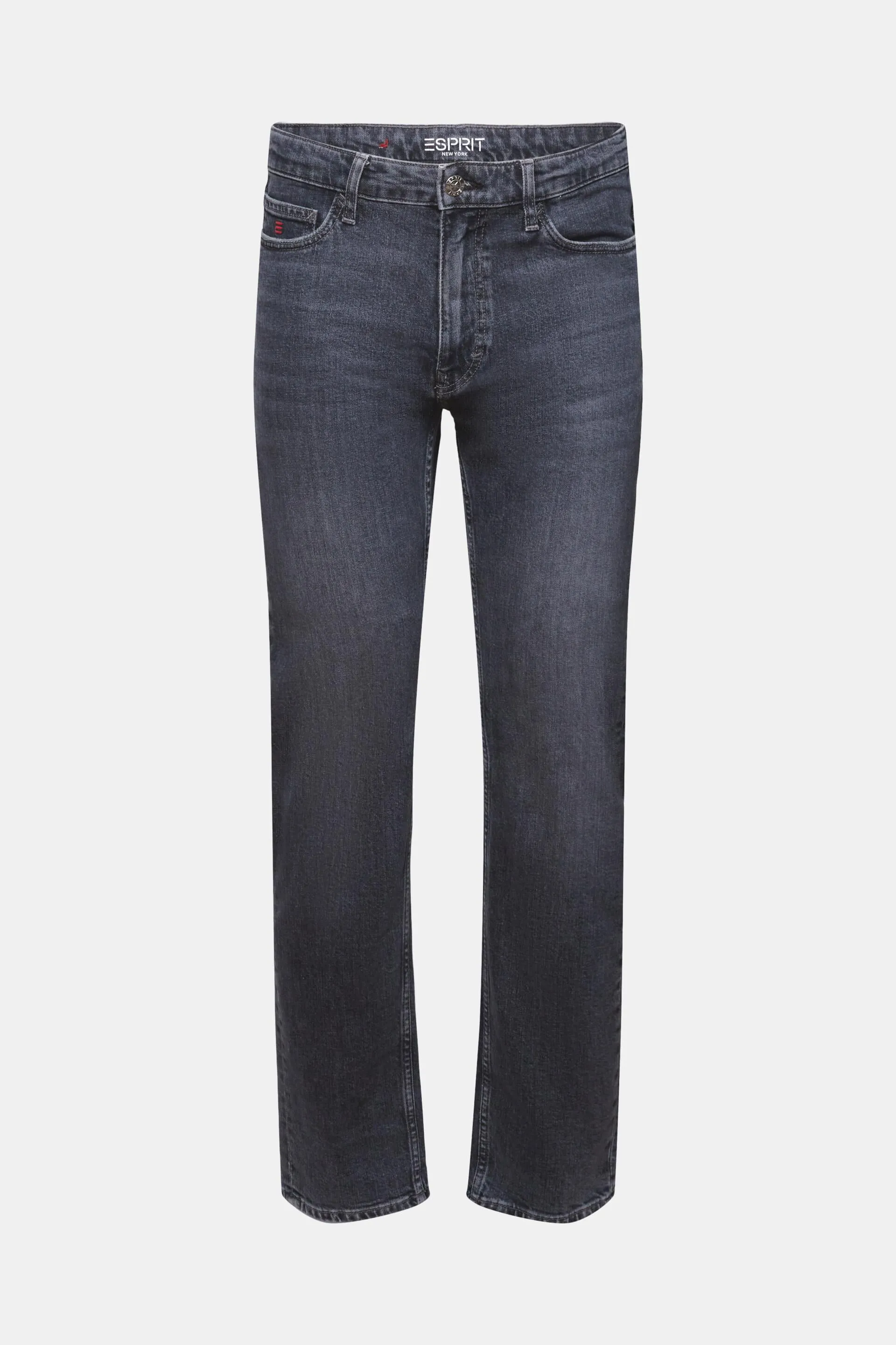 Jeans straight a vita media