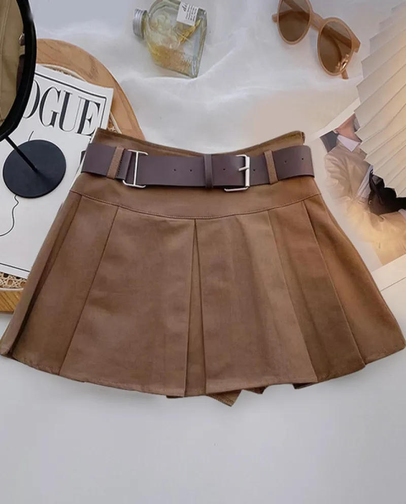 Jmprs Elegante Cintura Donna Gonne A Pieghe Stile Estivo Vita Alta Fashi