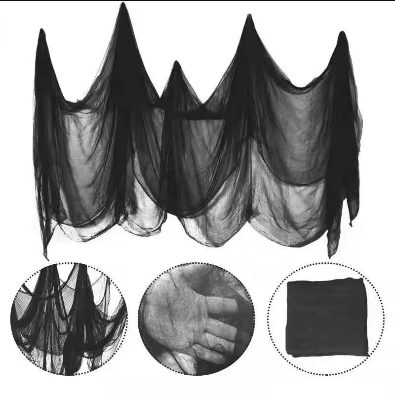 Kit Halloween Decorazioni, 88pcs Palloncini Festone Happy Halloween con Ragnatela e Banner e Pipistrello per Halloween Decorazio