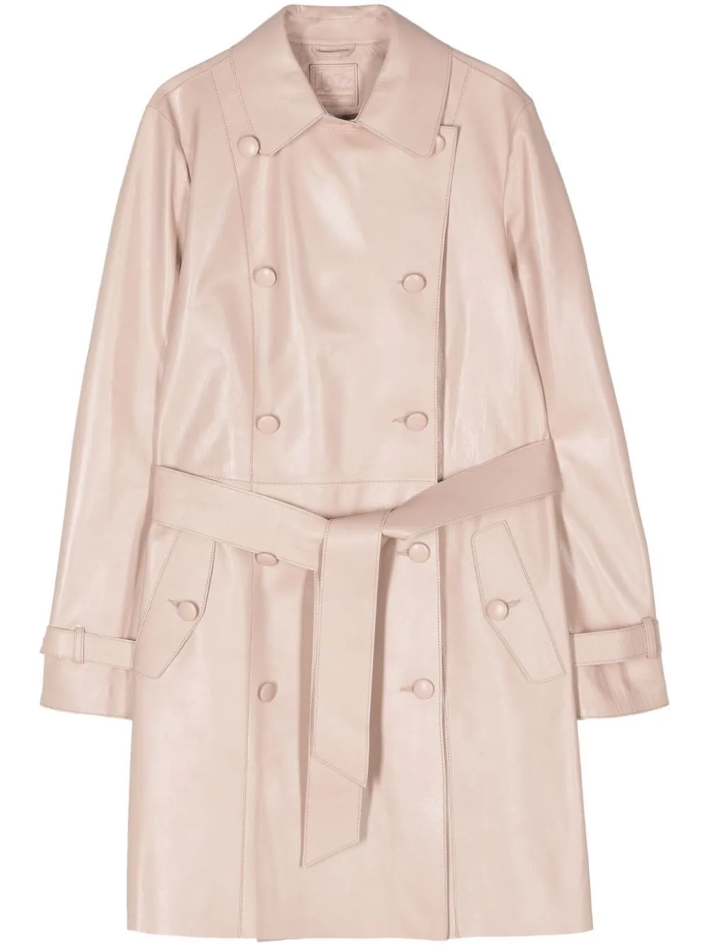 Leather Trench Coat
