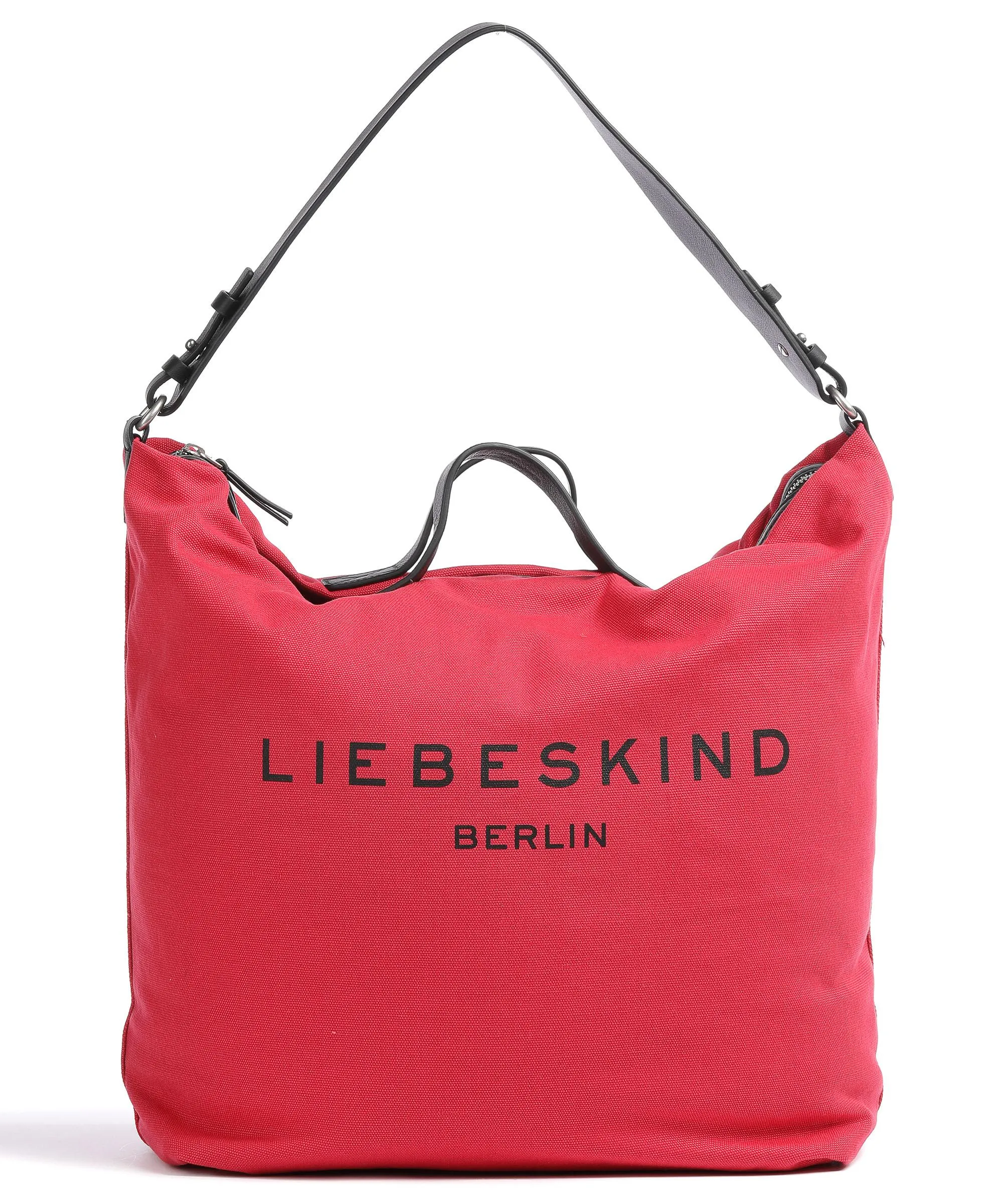  Liebeskind Clea Canvas Borsa hobo cotone rosso  