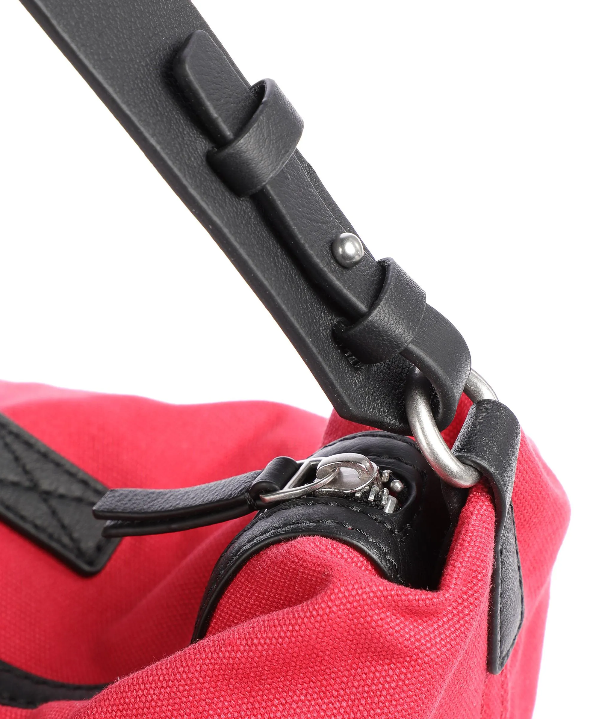  Liebeskind Clea Canvas Borsa hobo cotone rosso  