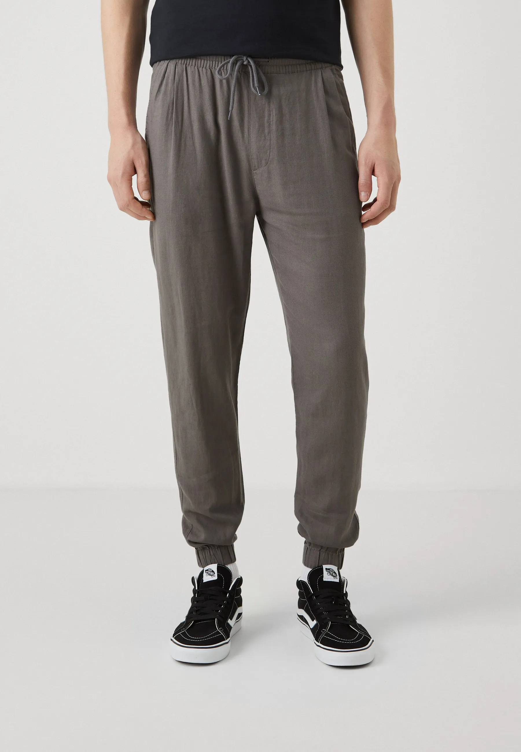 LINEN BLEND JOGGER - Pantaloni