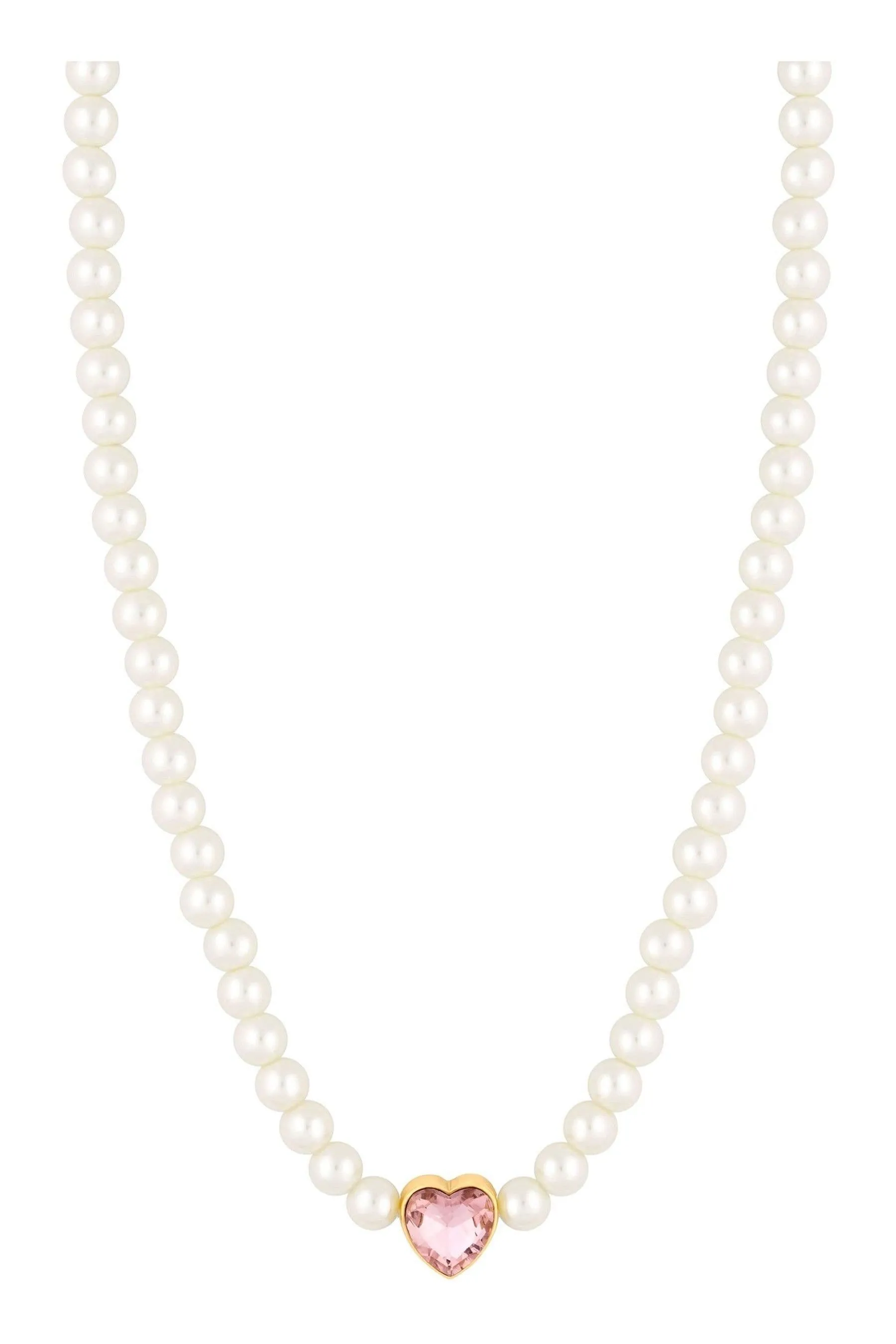 Lipsy Jewellery - Collana in confezione regalo con collarino e cuore di perle