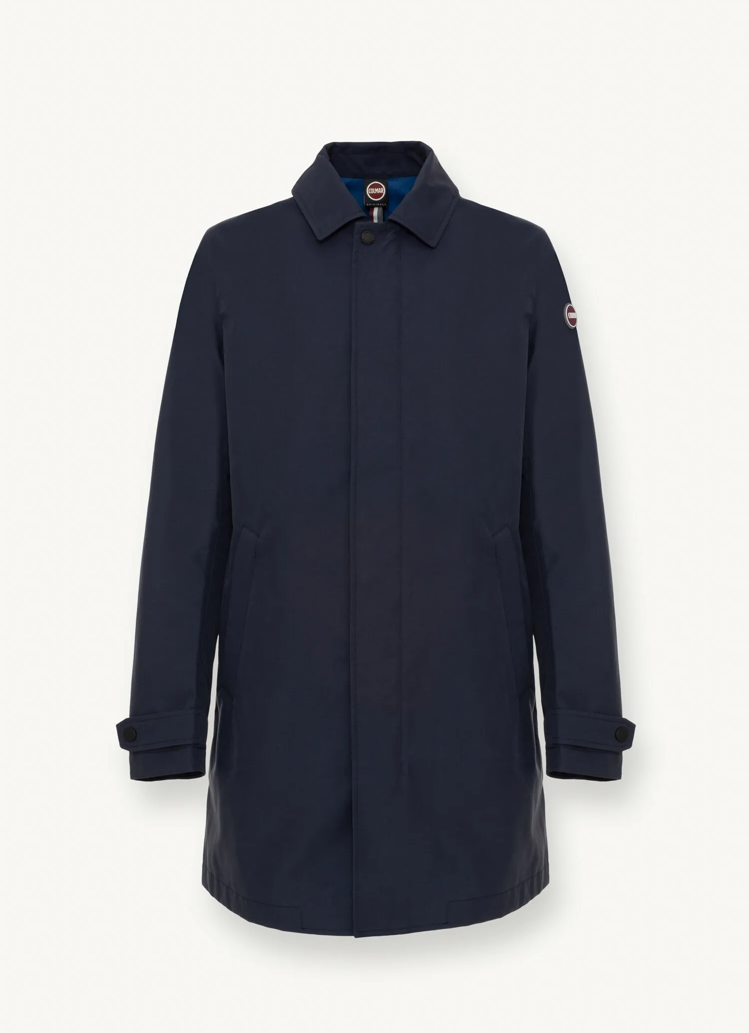 Long cotton-look 3L jacket