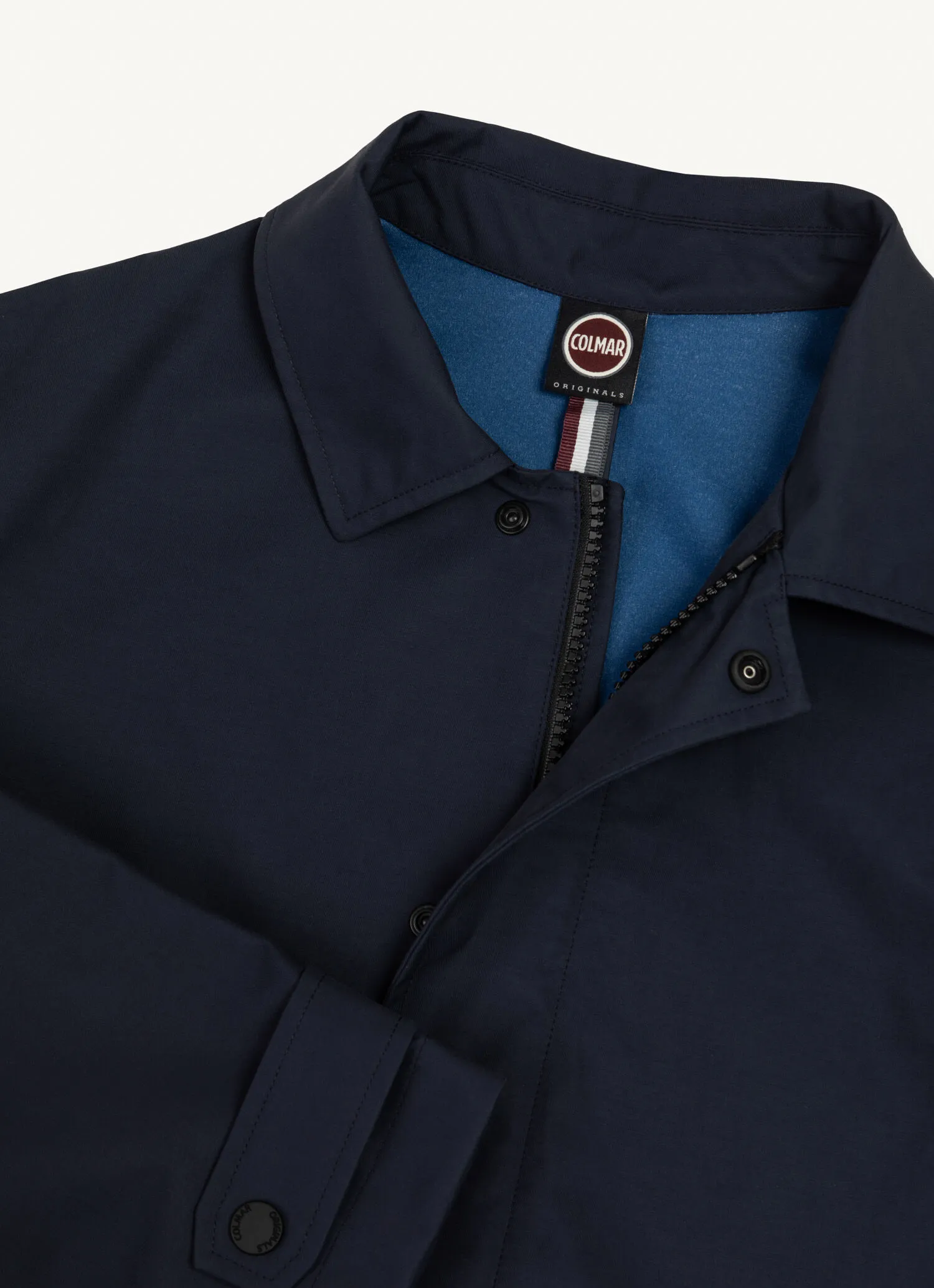 Long cotton-look 3L jacket