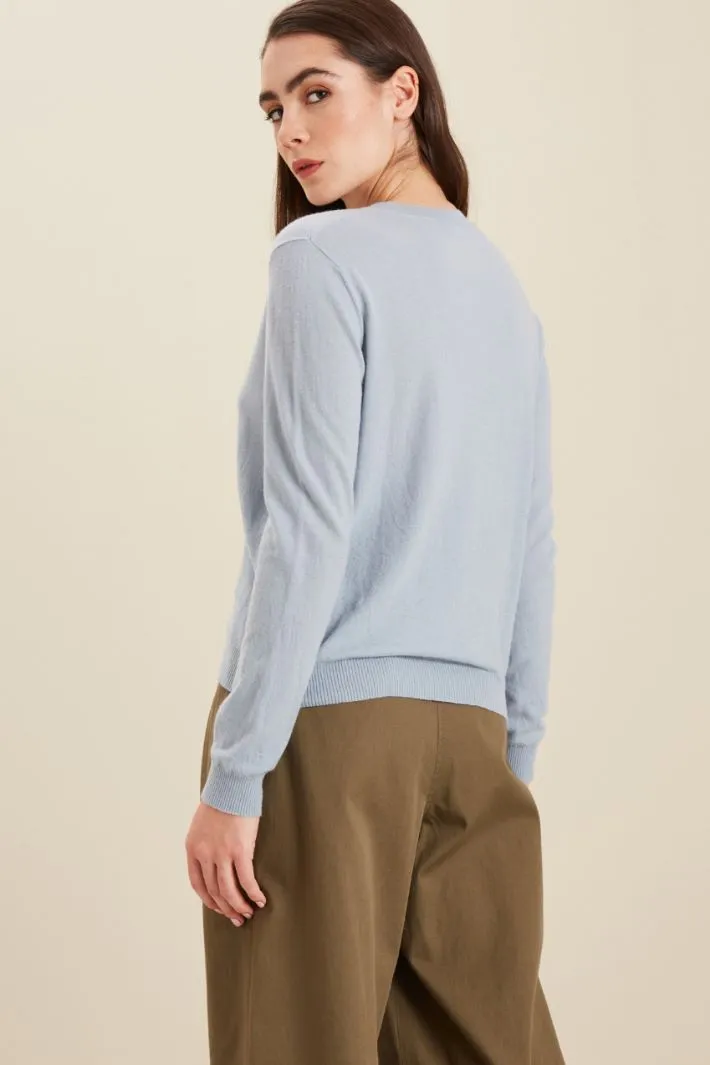Maglia in lana e cashmere