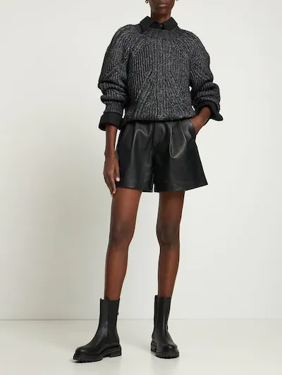 MAGLIA NERA  IN MISTO LANA