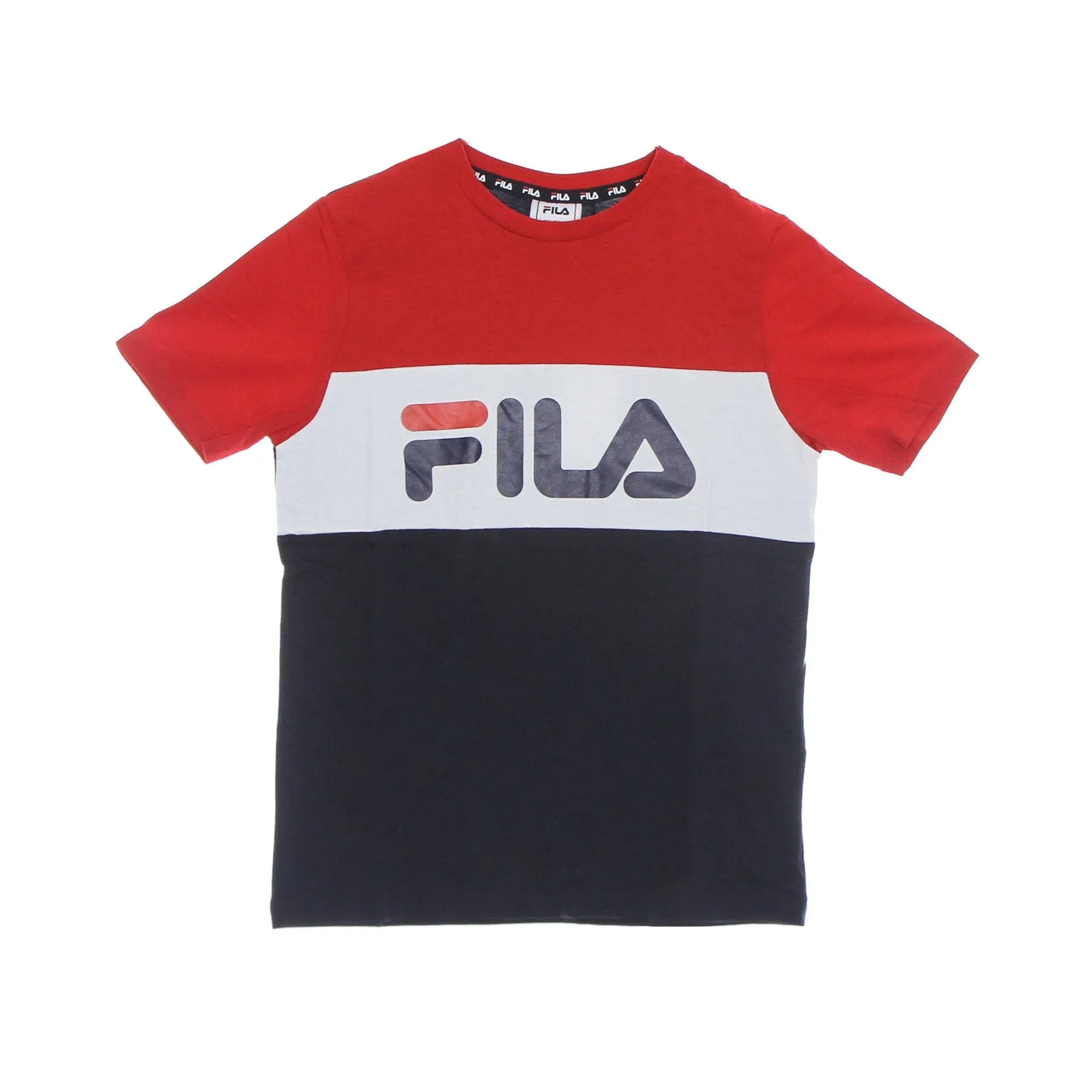 Maglietta Ragazzo Marina Blocked Tee Black Iris/true Red/bright White