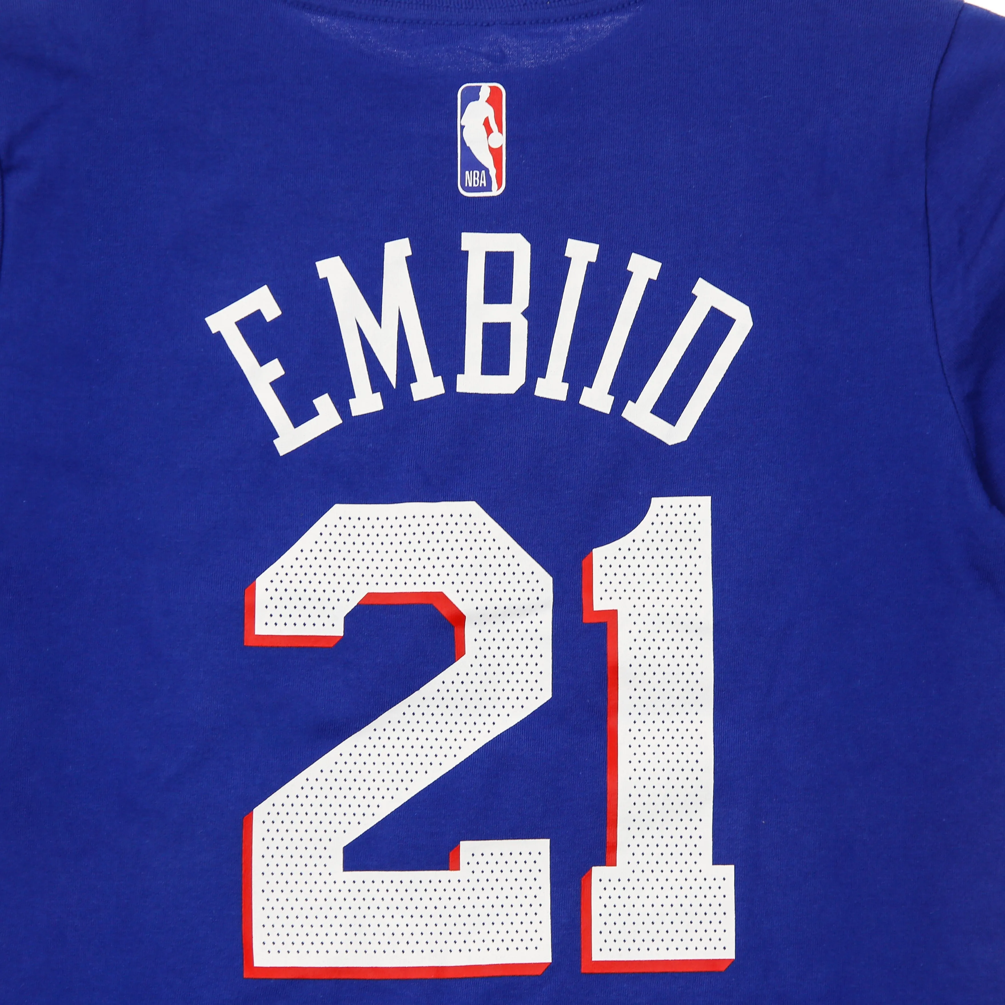 Maglietta Ragazzo Nba Icon Edition Tee No 21 Joel Embiid Phi76e Original Team Colors