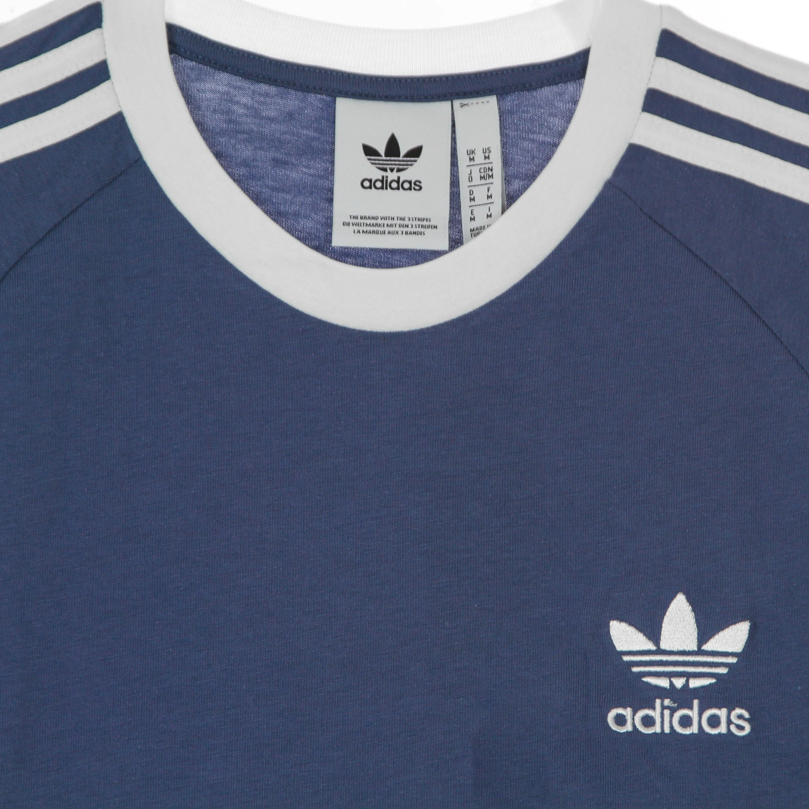 Maglietta Uomo 3-stripes Tee Crew Blue